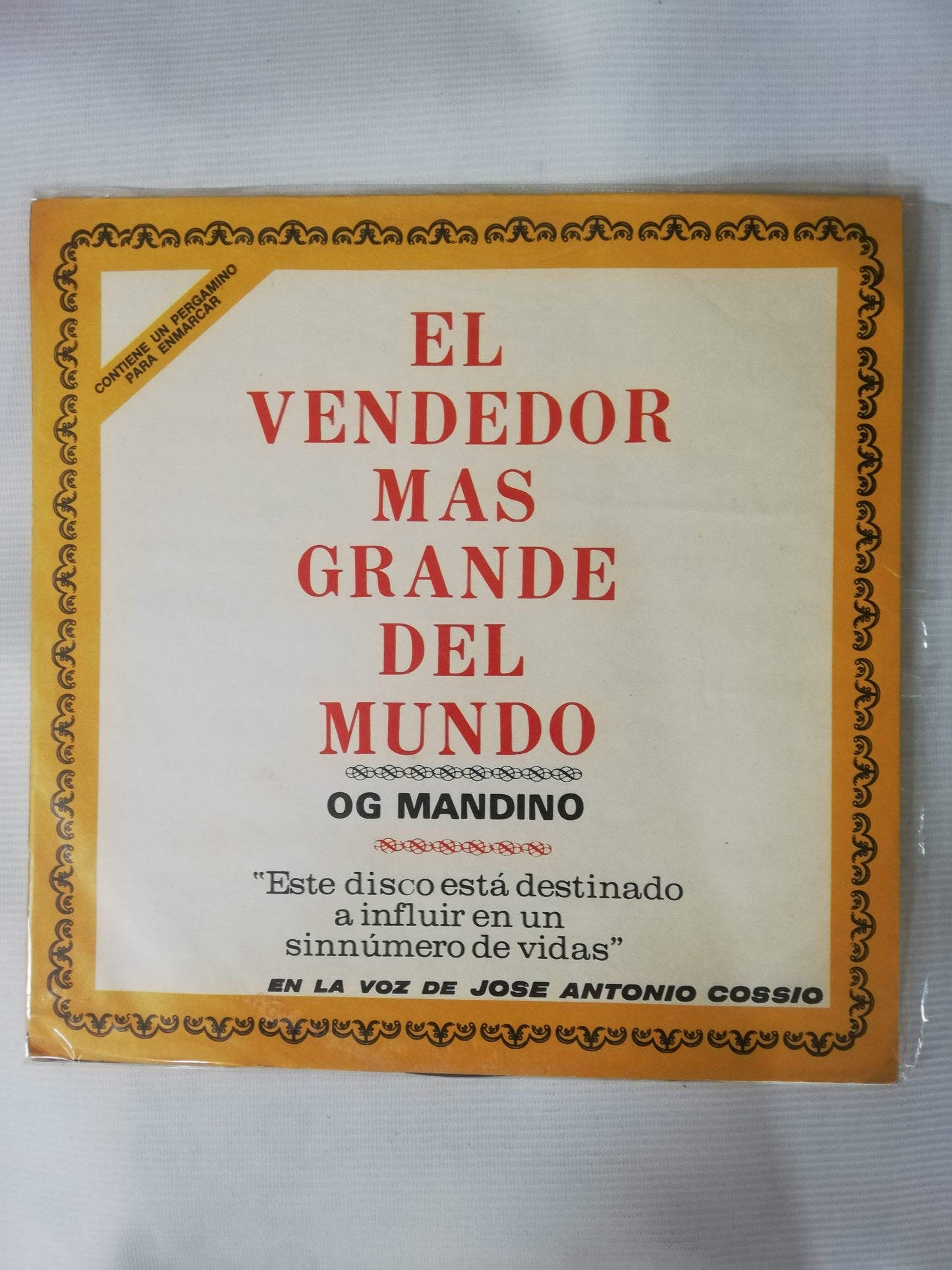 LP JOSÉ ANTONIO COSSIO - EL VENDEDOR MAS GRANDE DEL MUNDO