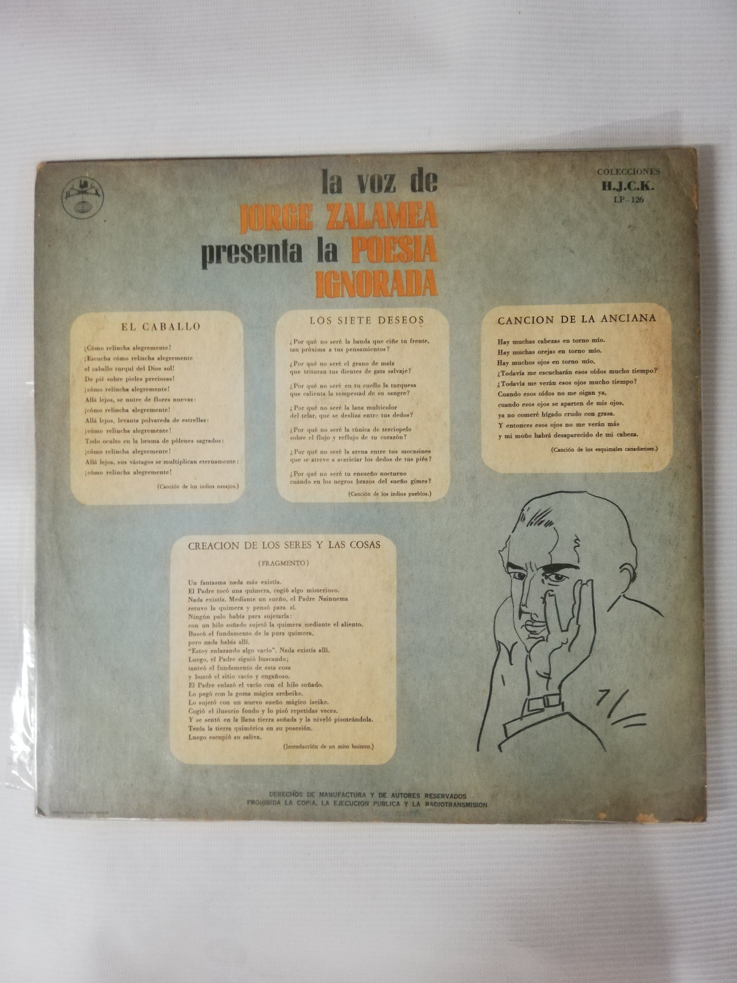 LP JORGE ZALAMEA - LA POESIA IGNORADA