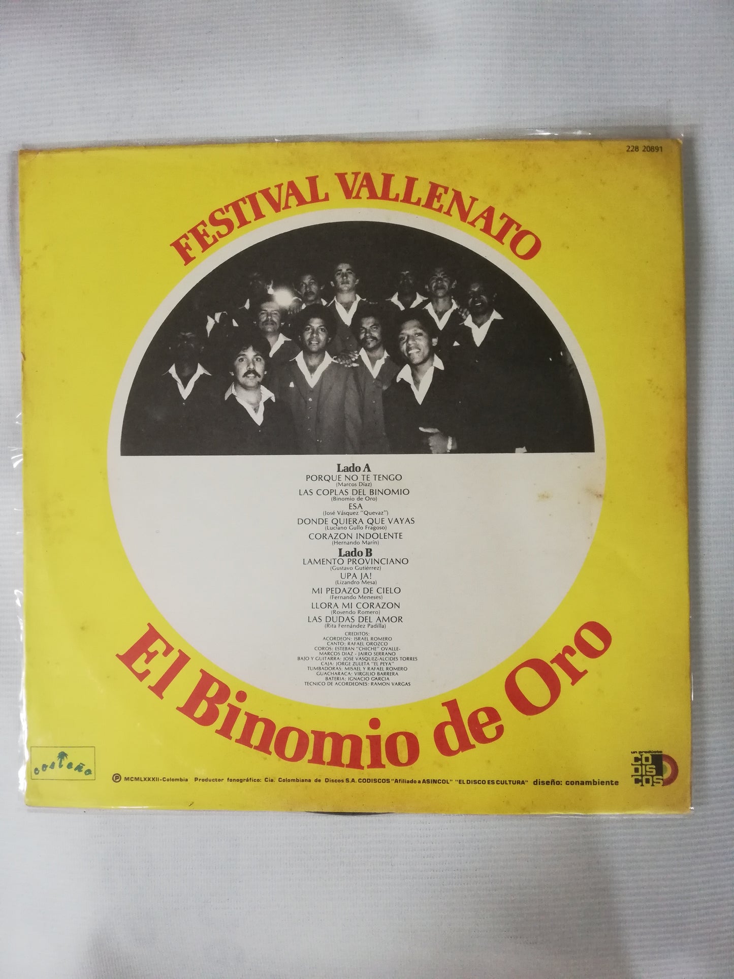 LP BINOMIO DE ORO - FESTIVAL VALLENATO