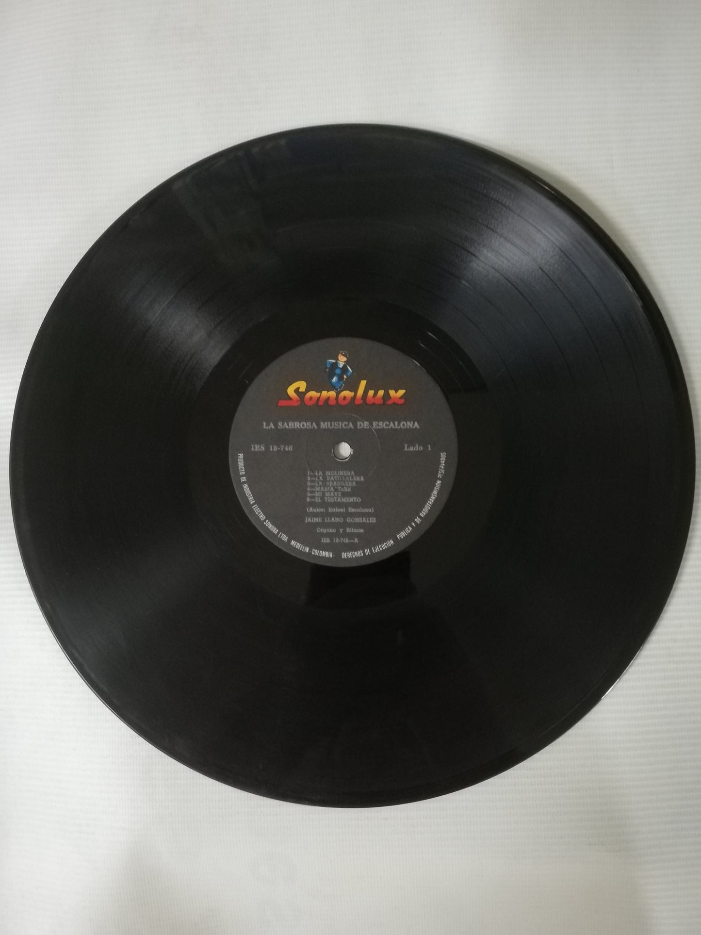 LP JAIME LLANO GONZALEZ SU ORGANO Y RITMOS - SABROSA MÚSICA DE RAFAEL ESCALONA