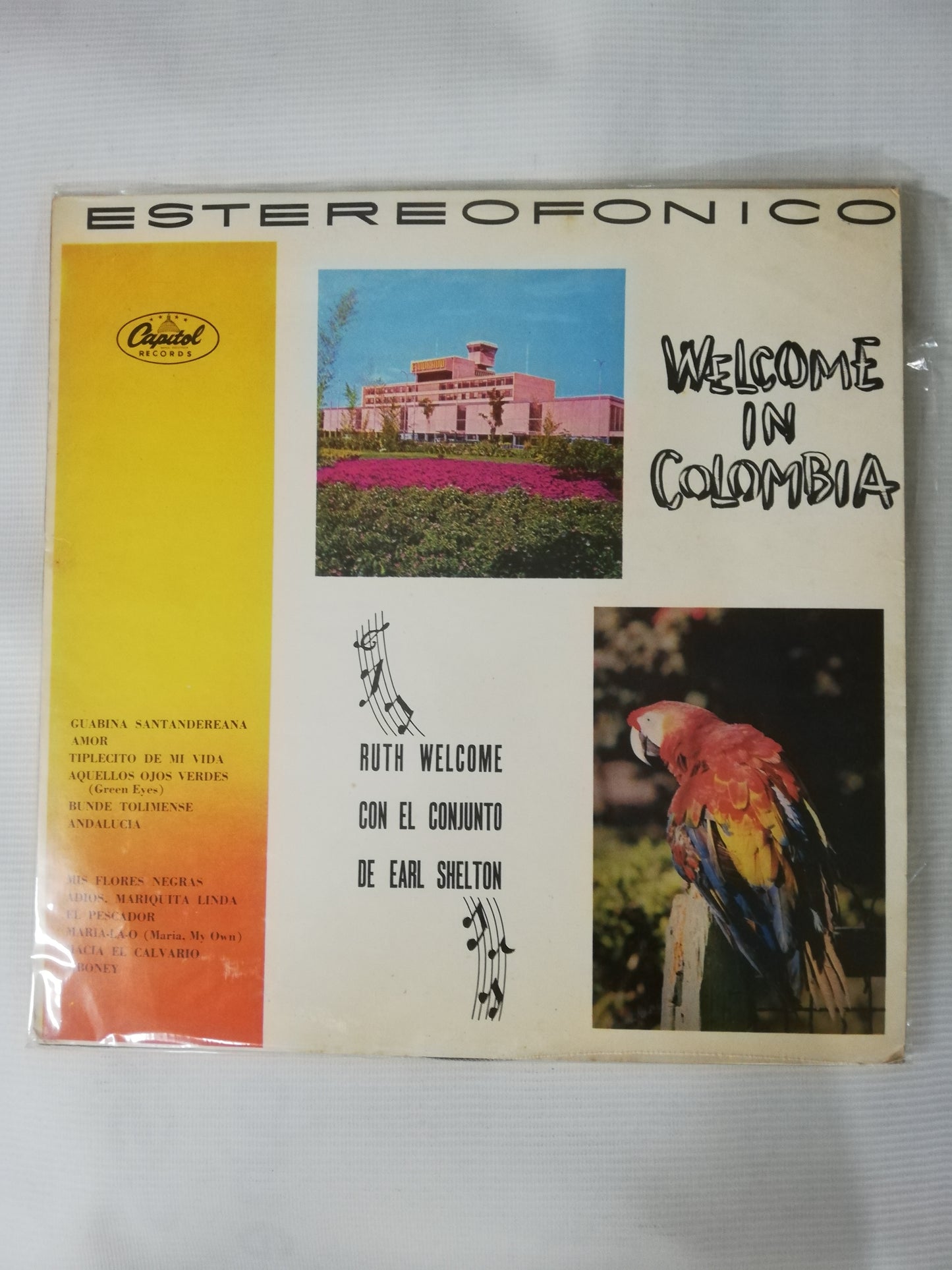 LP RUTH WELCOME CON EL CONJUNTO DE EARL SHELTON - WELCOME IN COLOMBIA
