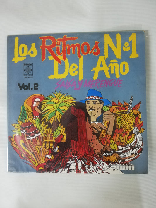 LP LOS RITMOS No. 1 DEL AÑO SALSA Y MERENGUE VOL. 2 - VARIOS INTÉRPRETES