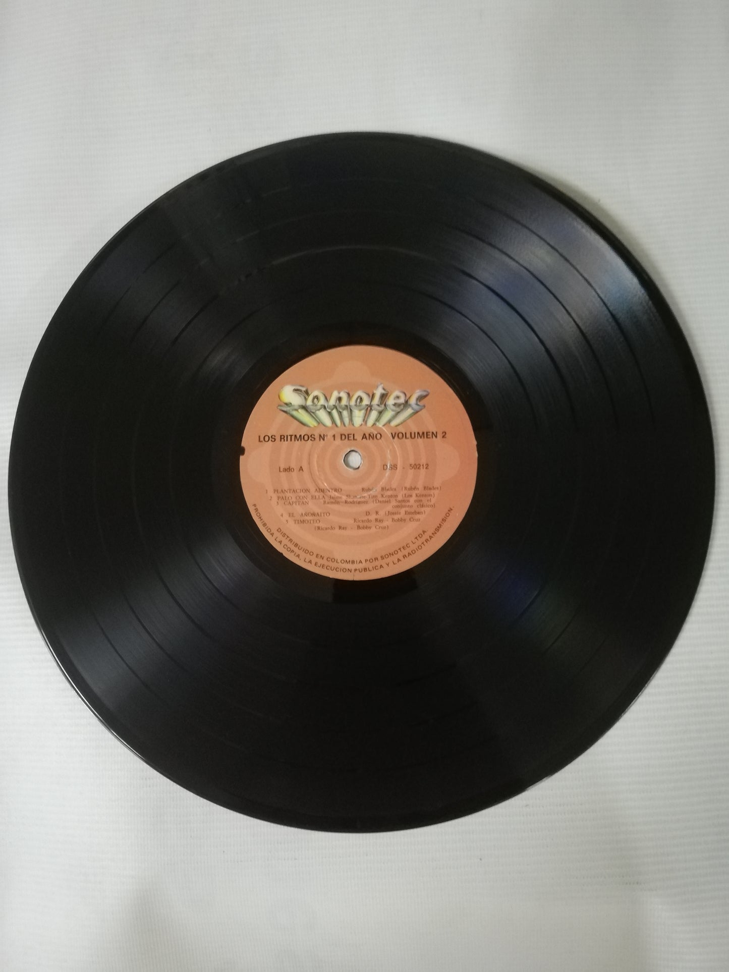 LP LOS RITMOS No. 1 DEL AÑO SALSA Y MERENGUE VOL. 2 - VARIOS INTÉRPRETES