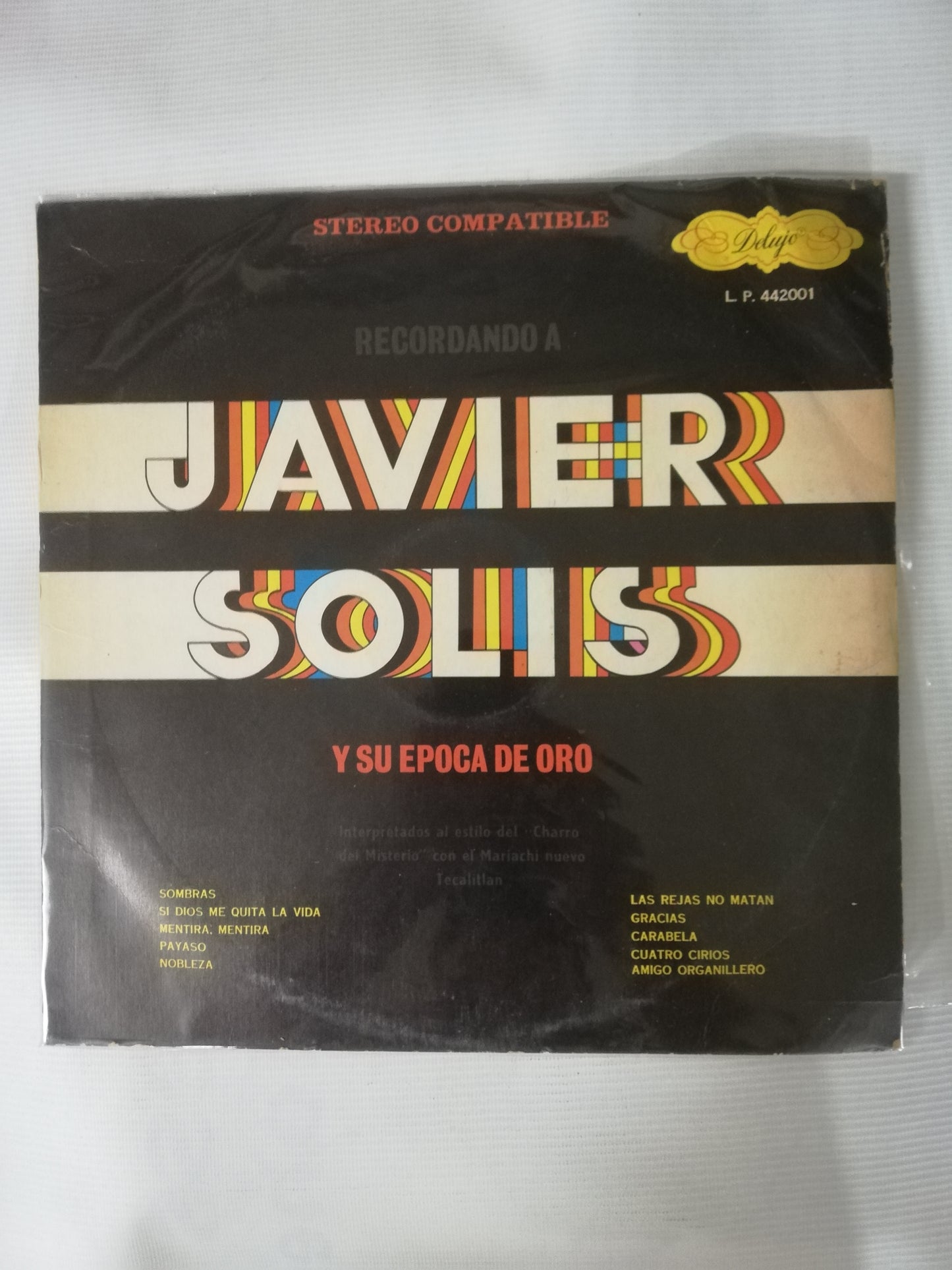 LP JAVIER SOLIS - JAVIER SOLIS Y SU EPOCA DE ORO