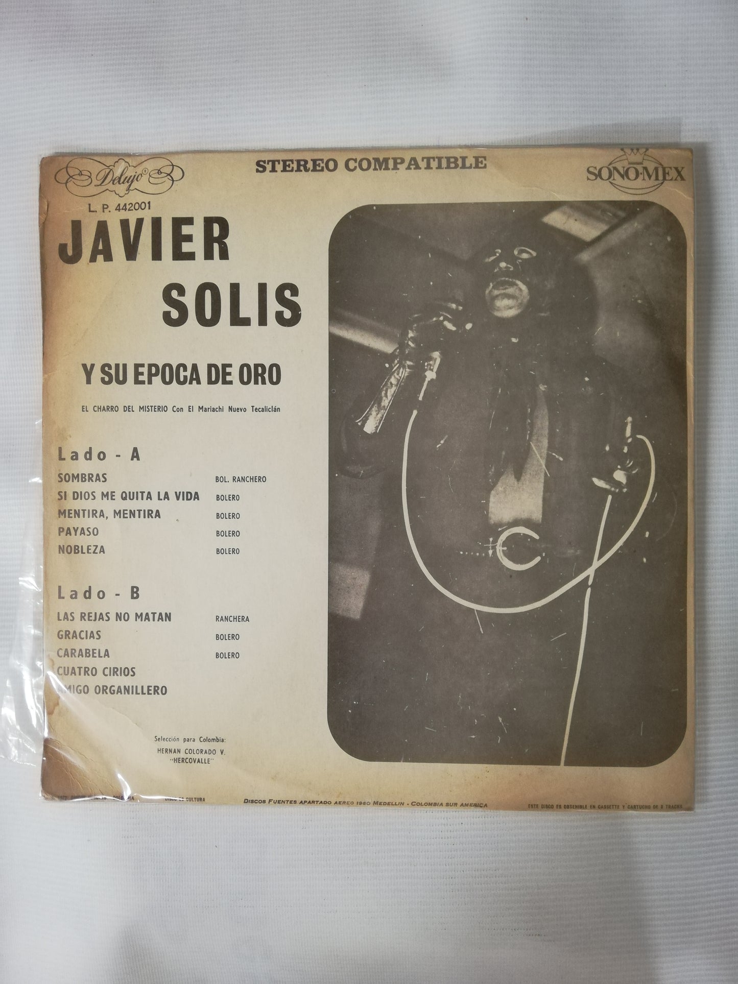 LP JAVIER SOLIS - JAVIER SOLIS Y SU EPOCA DE ORO