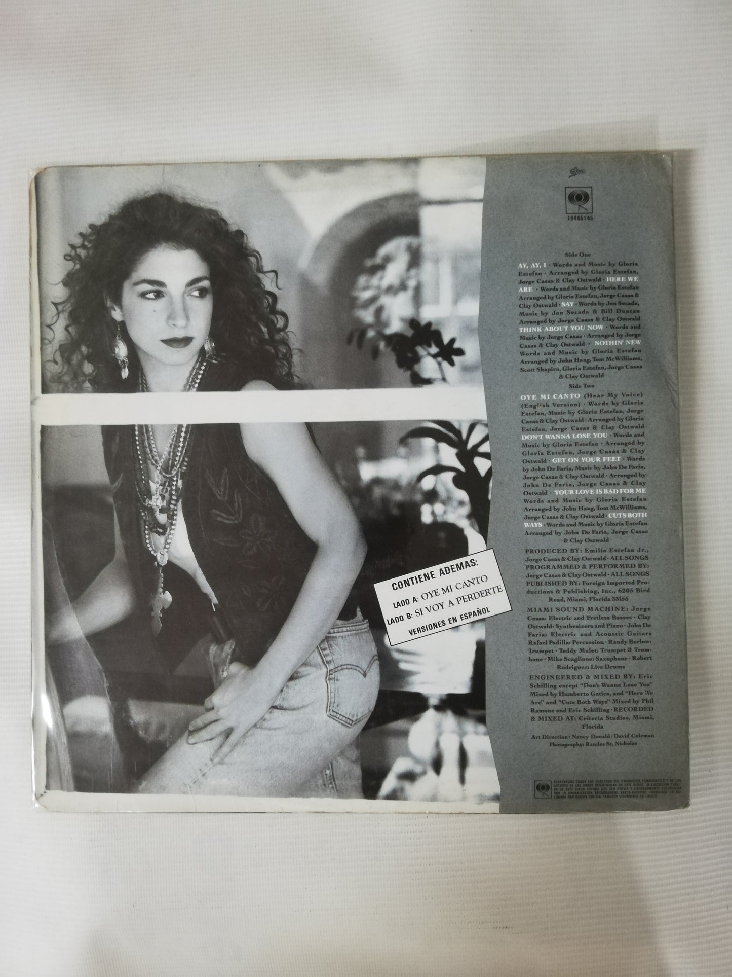 LP GLORIA ESTEFAN & MIAMI SOUND MACHINE - CUTS BOTH WAYS