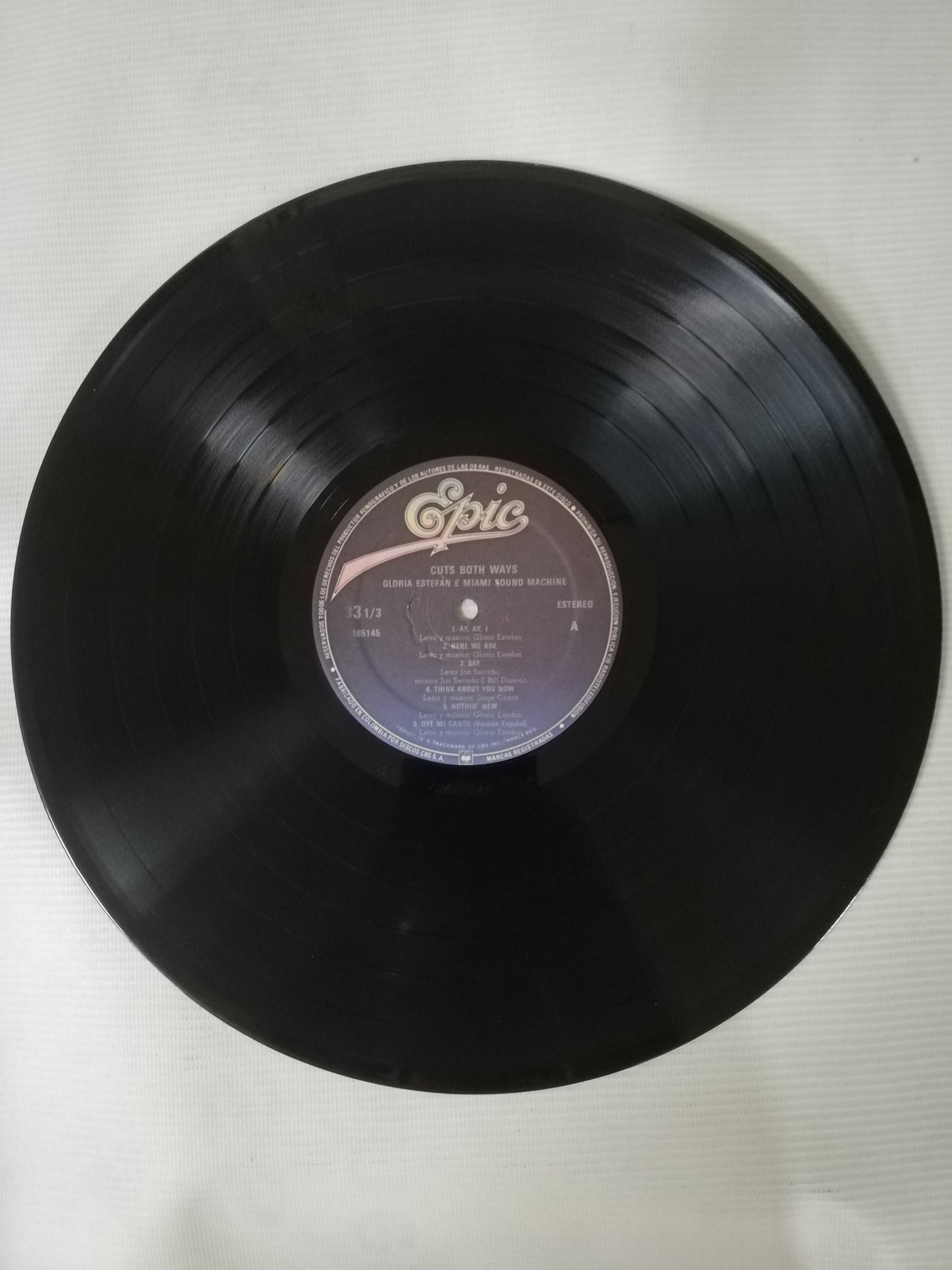 LP GLORIA ESTEFAN & MIAMI SOUND MACHINE - CUTS BOTH WAYS