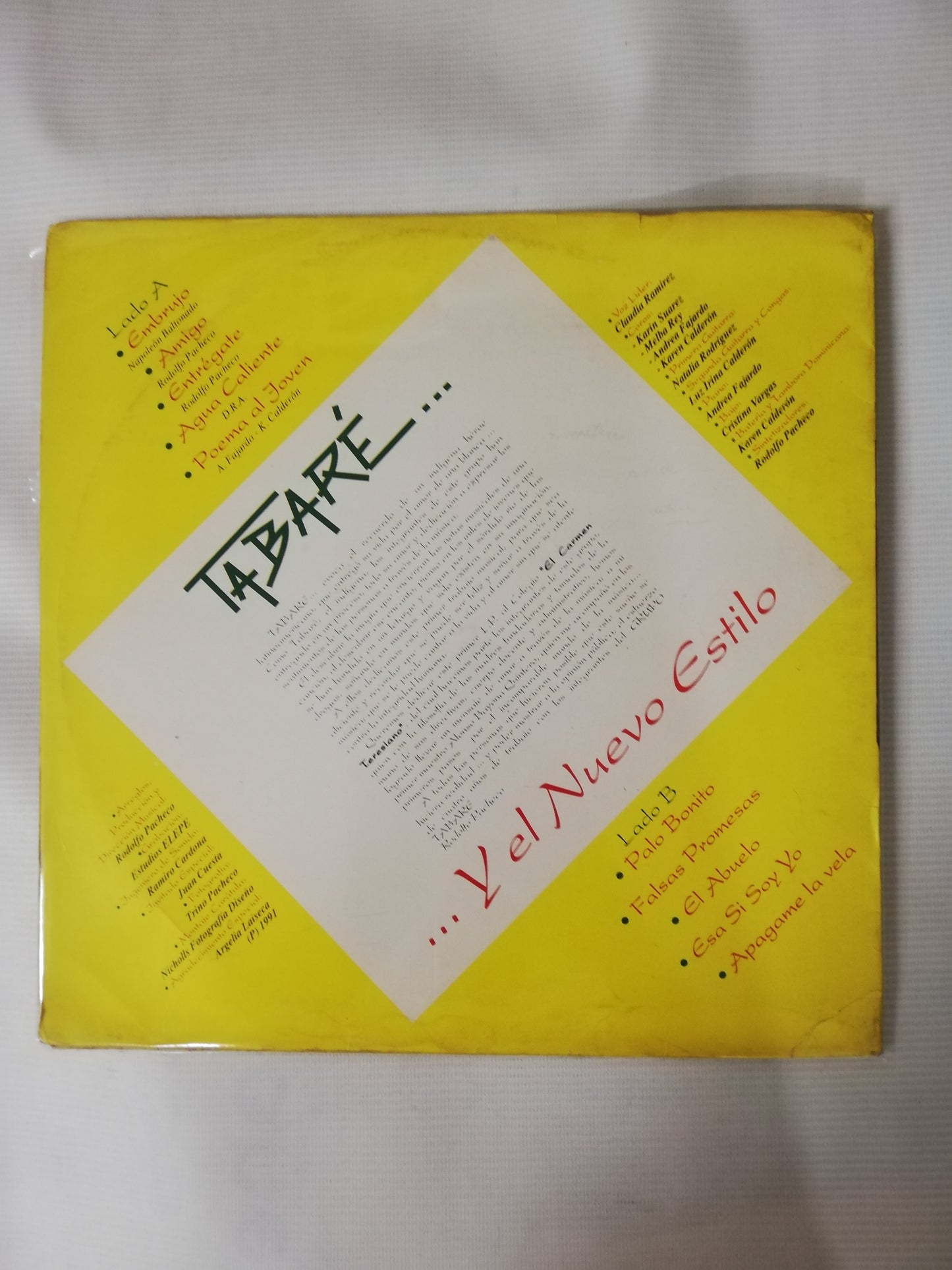 LP TABARÉ - TABARÉ...Y EL NUEVO ESTILO