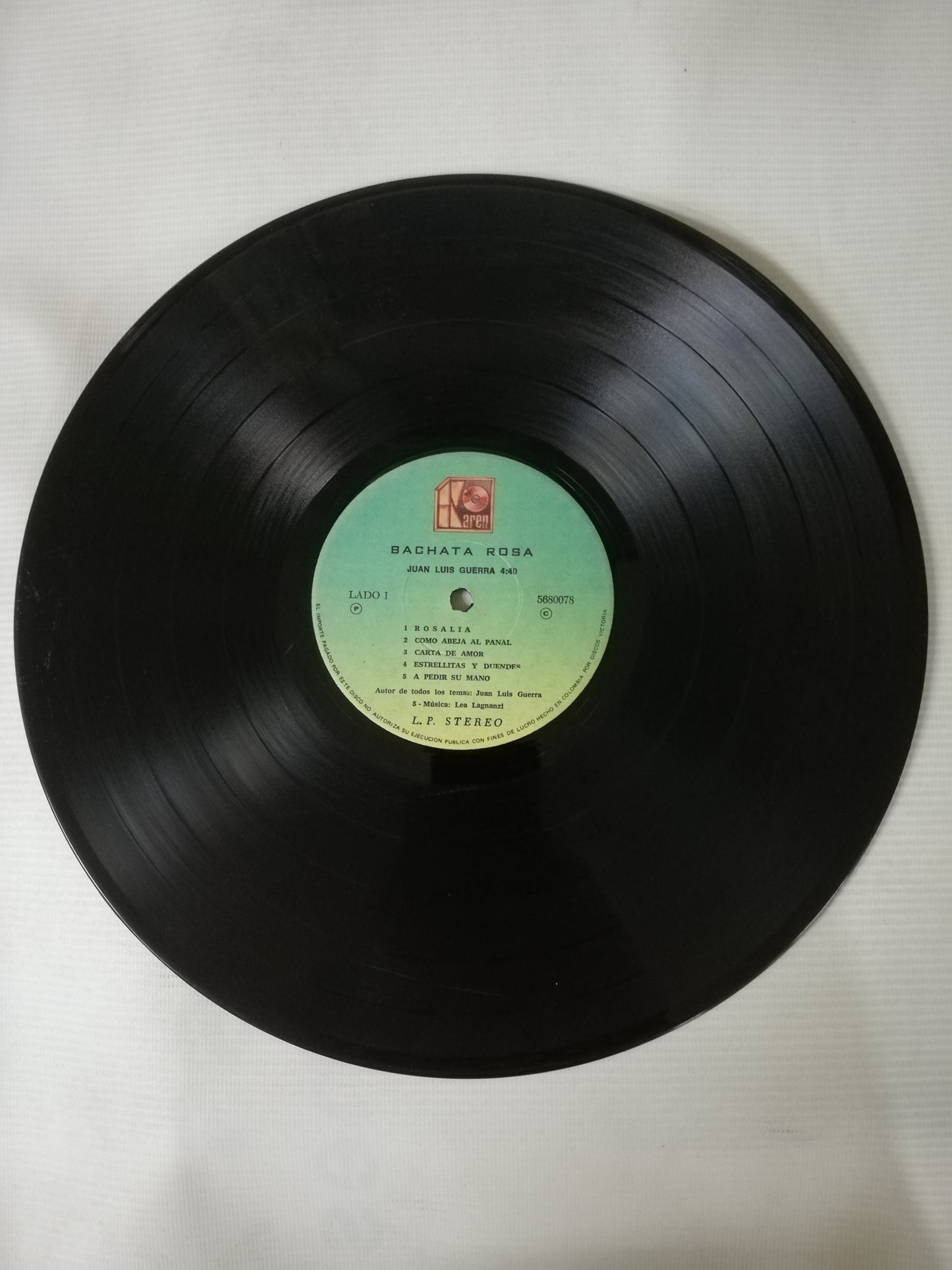 LP JUAN LUIS GUERRA 4.40 - BACHATA ROSA