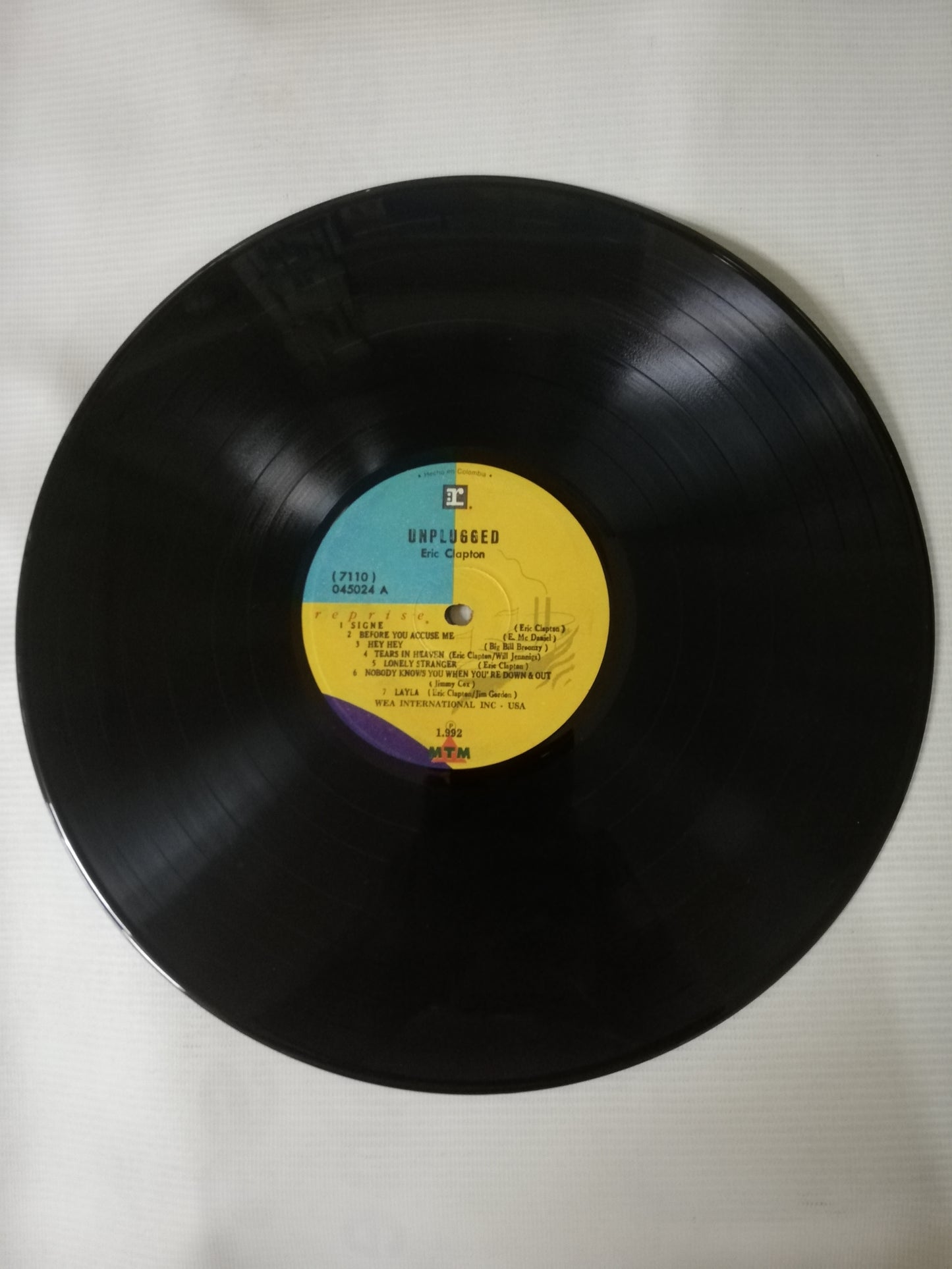 LP ERIC CLAPTON - MTV UNPLUGGED