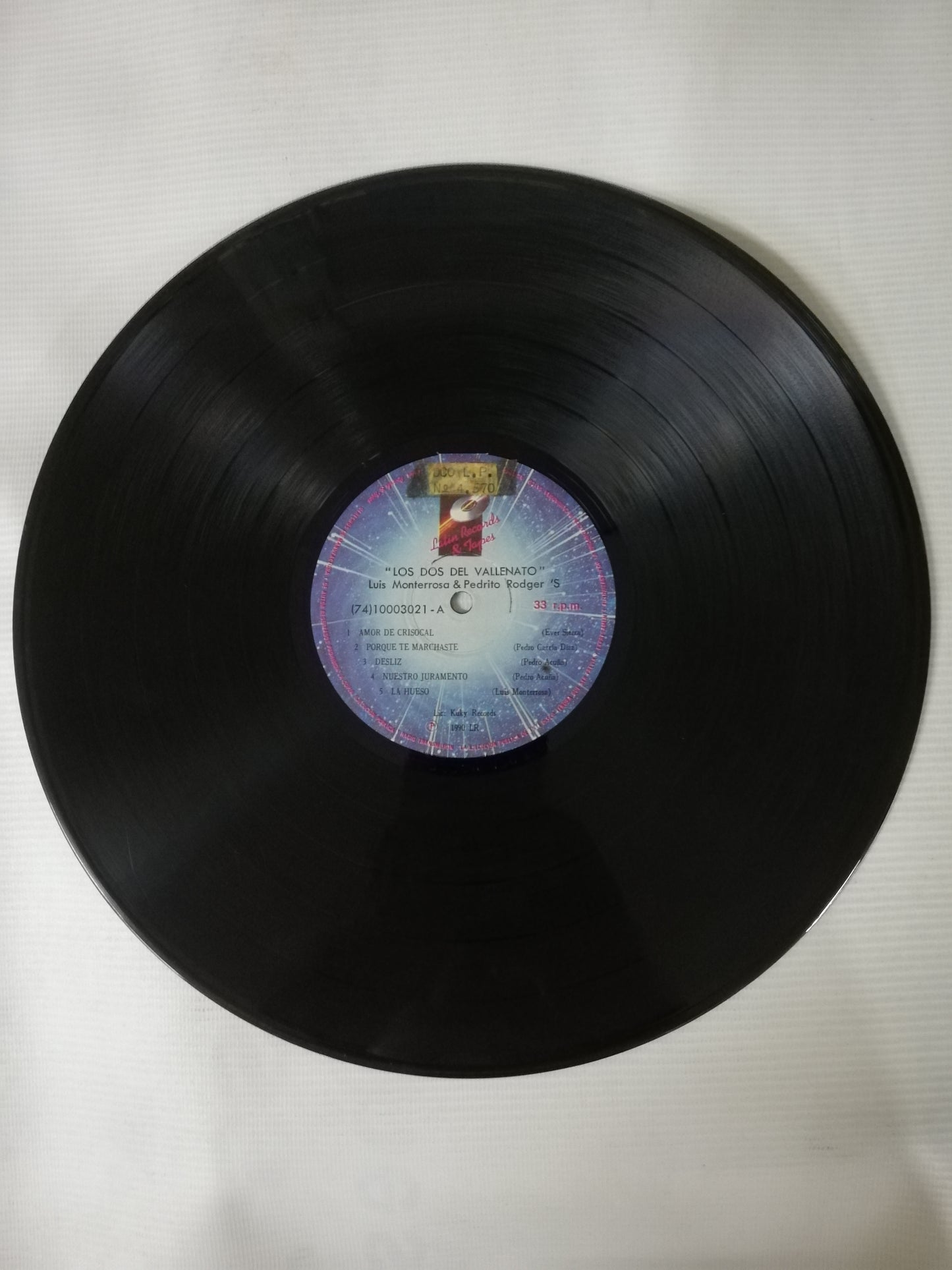 LP LOS DOS DEL VALLENATO - LUIS MONTERROSA & PEDRITO RODGER´S