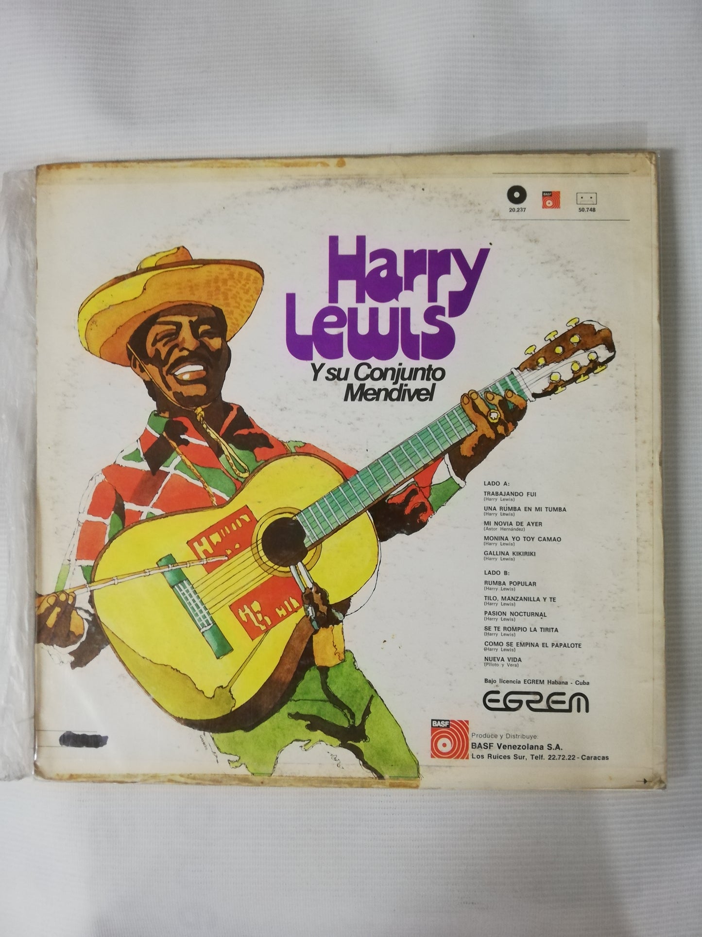 LP HARRY LEWIS Y SU CONJUNTO MENDIVEL - HARRY LEWIS Y SU CONJUNTO MENDIVEL