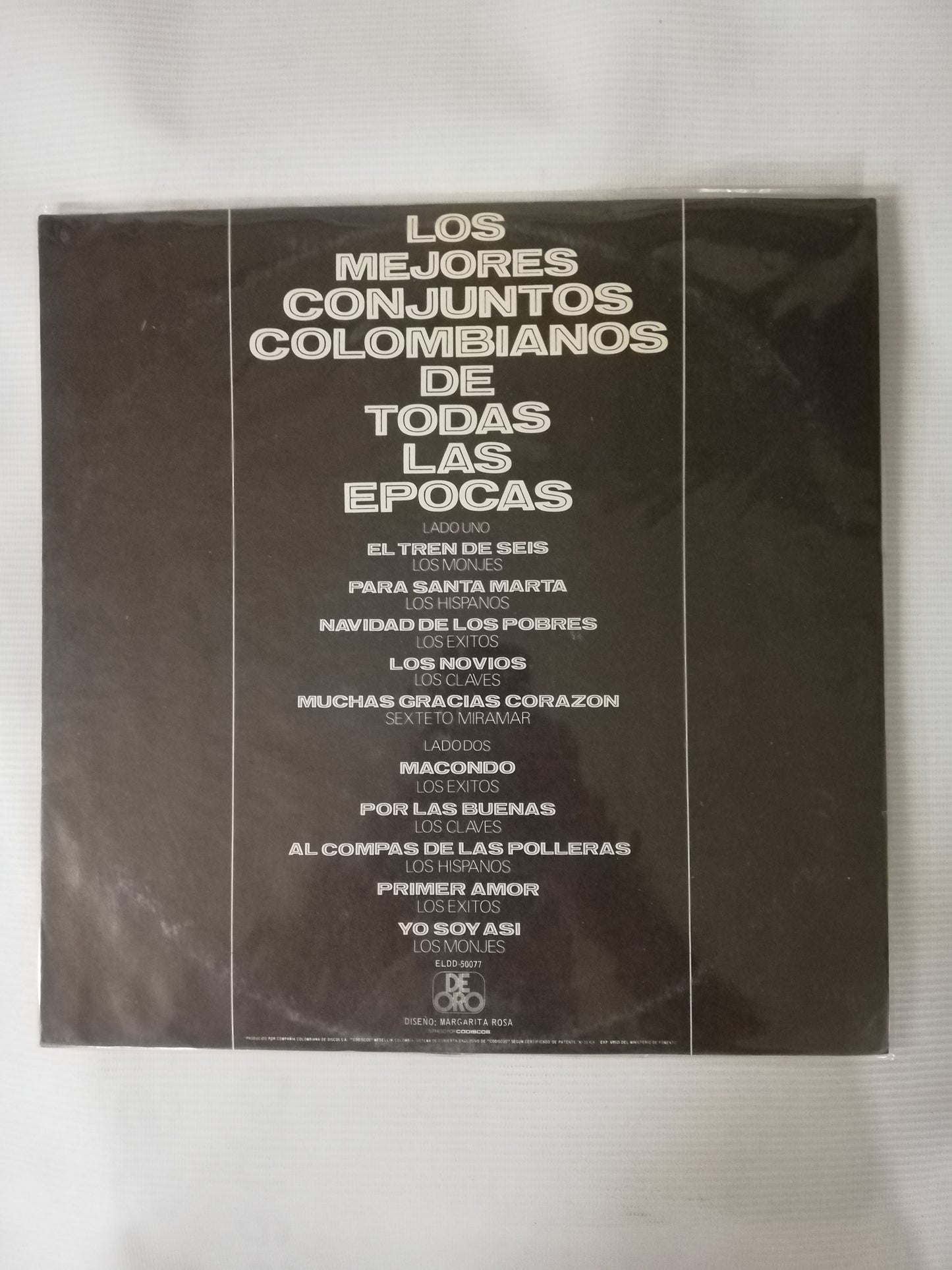 LP LOS MEJORES CONJUNTOS COLOMBIANOS DE TODAS LAS EPOCAS - VARIOS INTÉRPRETES