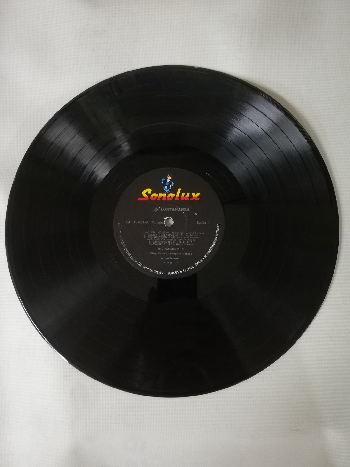 LP TRIO MORALES PINO - EN LONTANANZA Y MAS CREACIONES DEL TRIO MORALES PINO