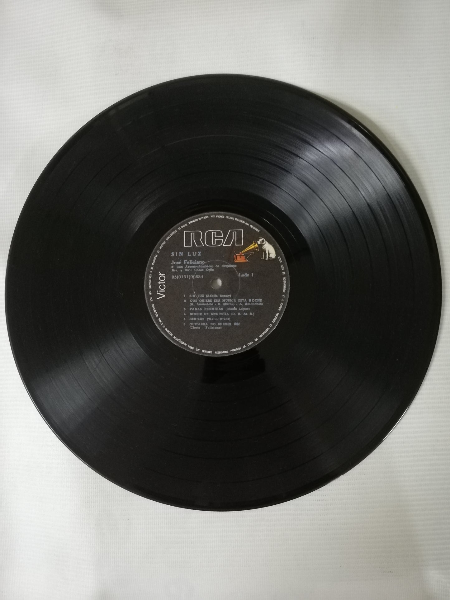 LP JOSÉ FELICIANO - SIN LUZ