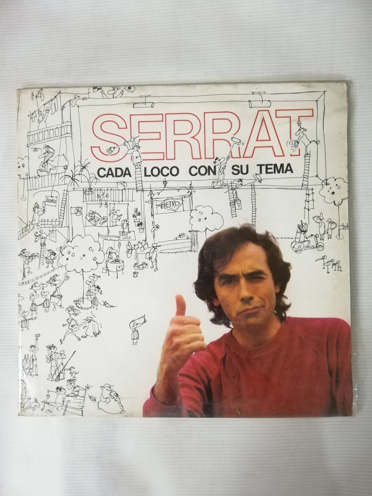 LP JOAN MANUEL SERRAT - CADA LOCO CON SU TEMA