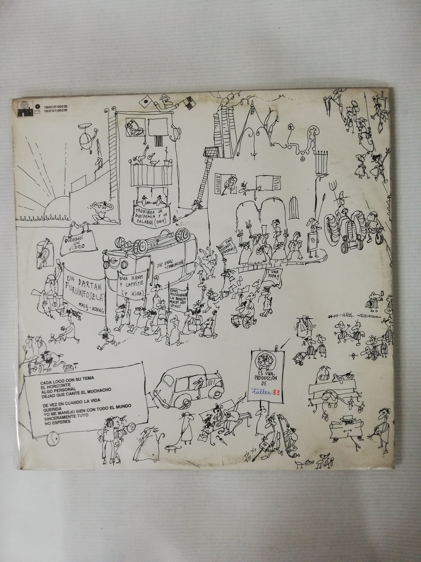 LP JOAN MANUEL SERRAT - CADA LOCO CON SU TEMA