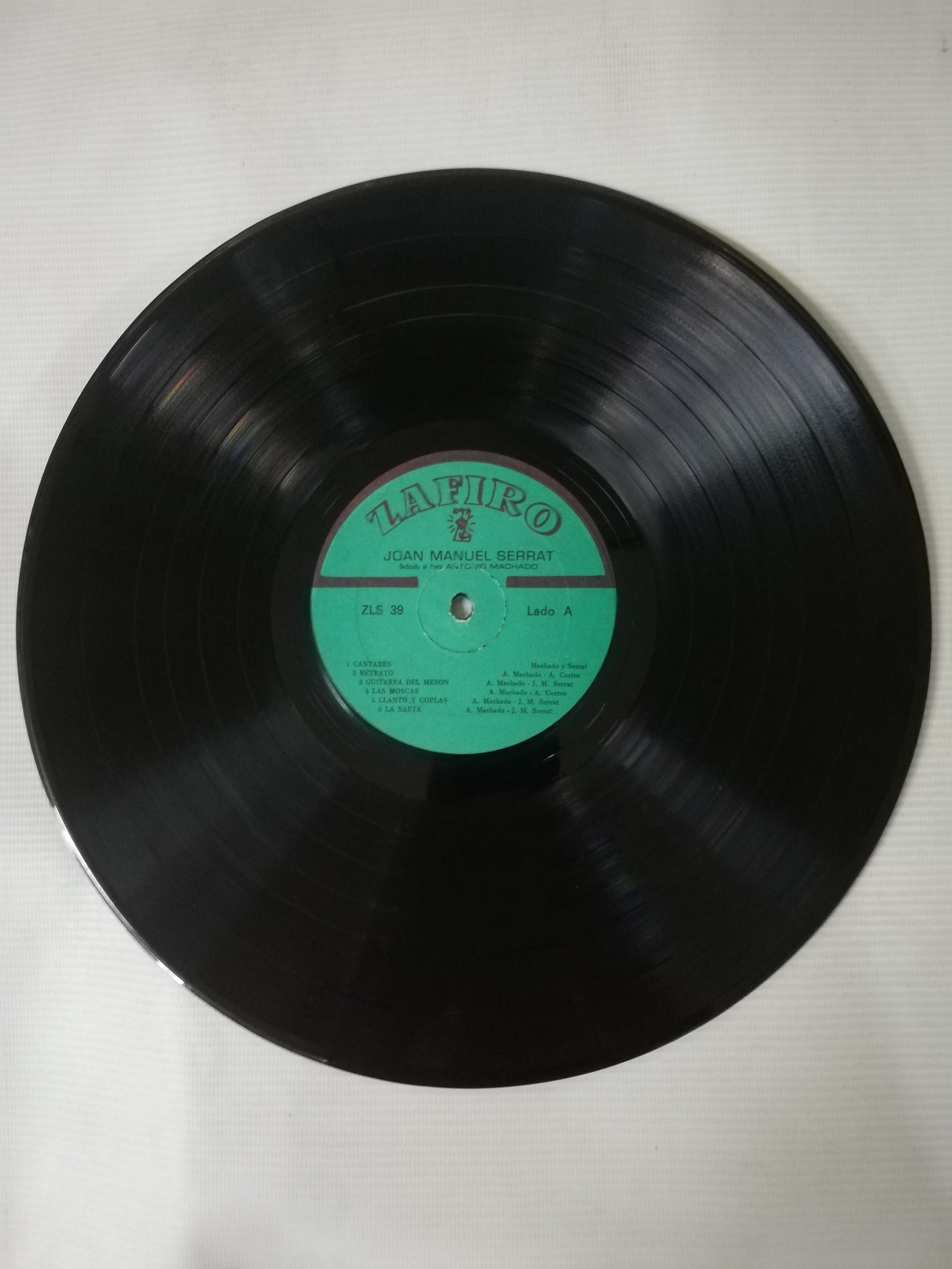 LP JOAN MANUEL SERRAT - DEDICADO AL POETA ANTONIO MACHADO