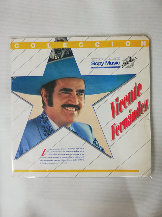LP VICENTE FERNANDEZ - COLECCIÓN SONY MUSIC ESTELAR