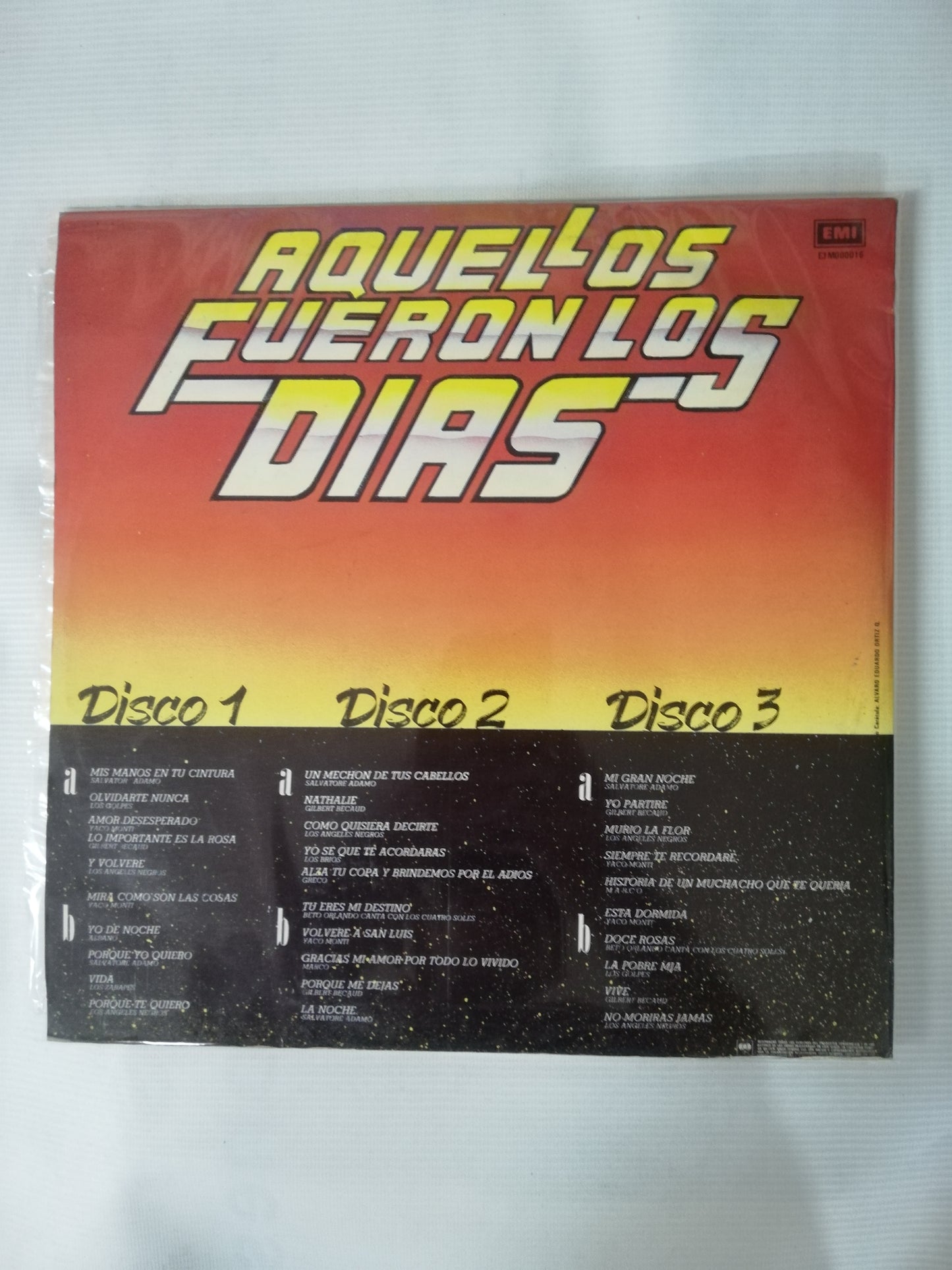 LP AQUELLOS FUERON DIAS - VARIOS INTÉRPRETES - VINYL X 3