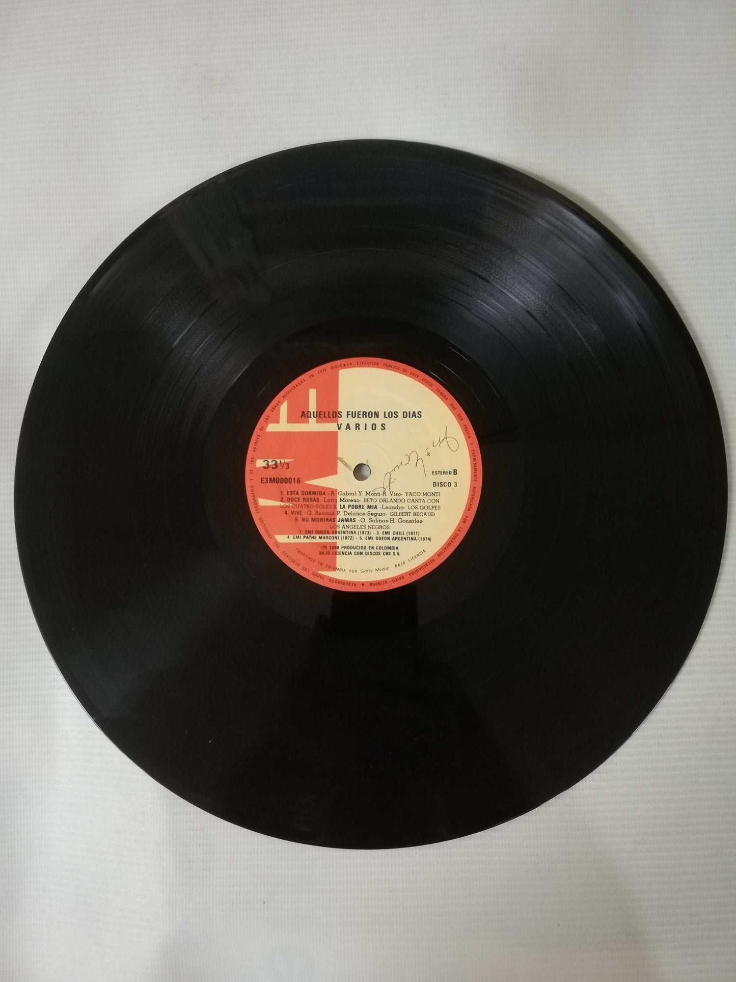 LP AQUELLOS FUERON DIAS - VARIOS INTÉRPRETES - VINYL X 3