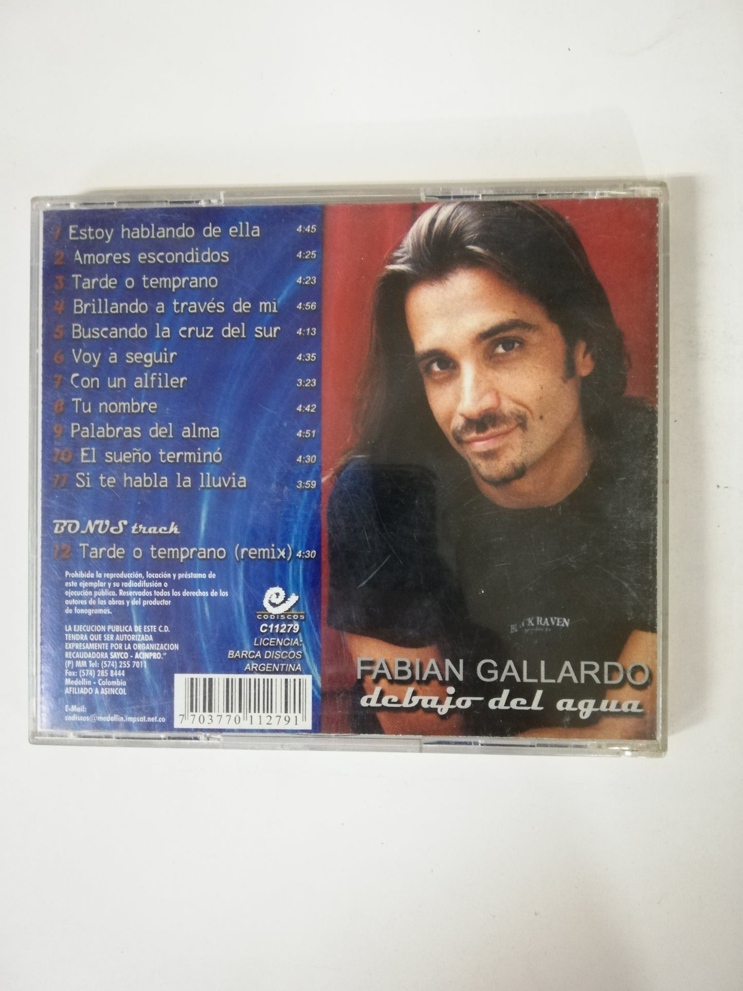 CD FABIAN GALLARDO - DEBAJO DEL AGUA