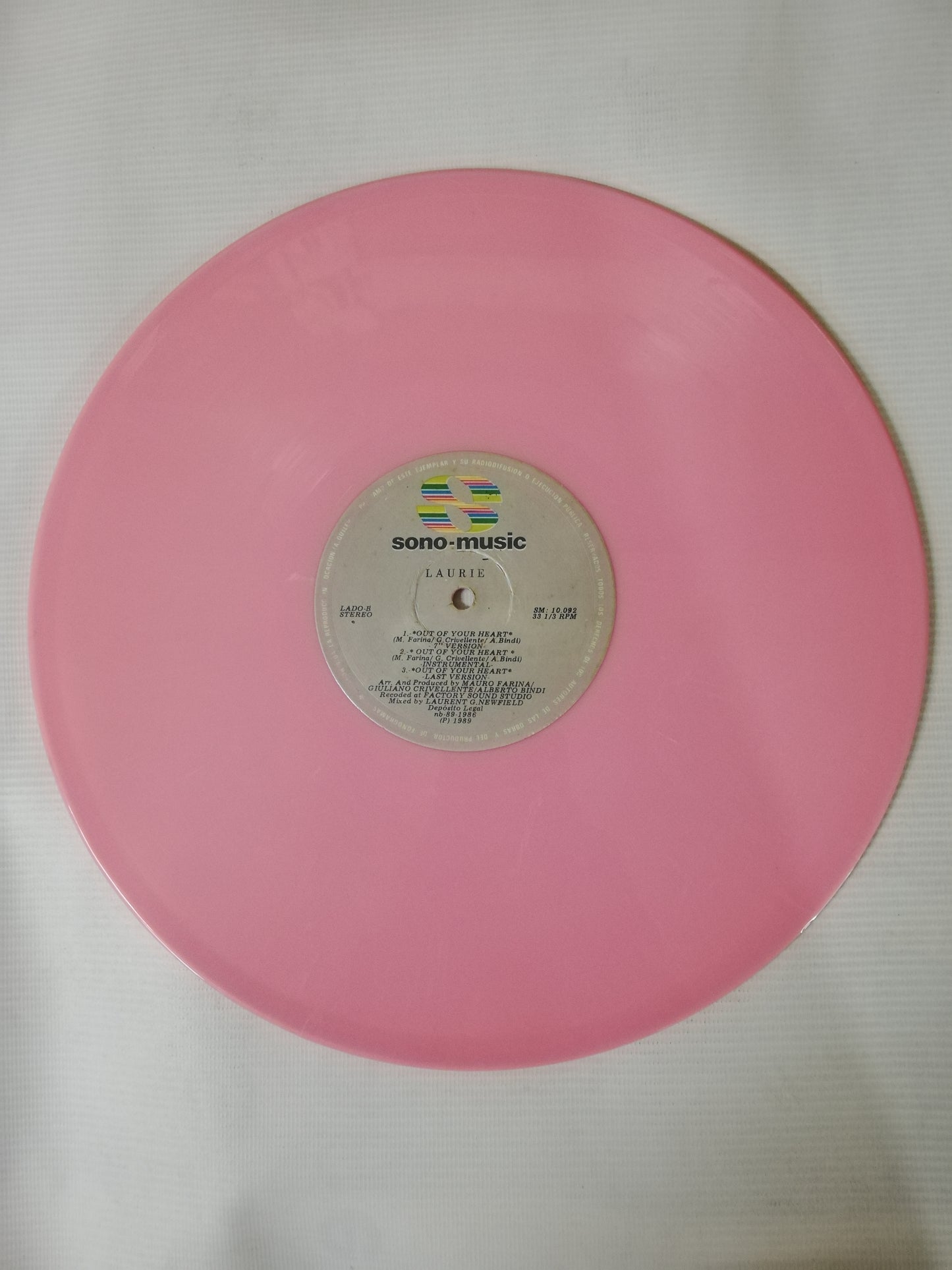 LP LAURIE - OUT OF YOUR HEART