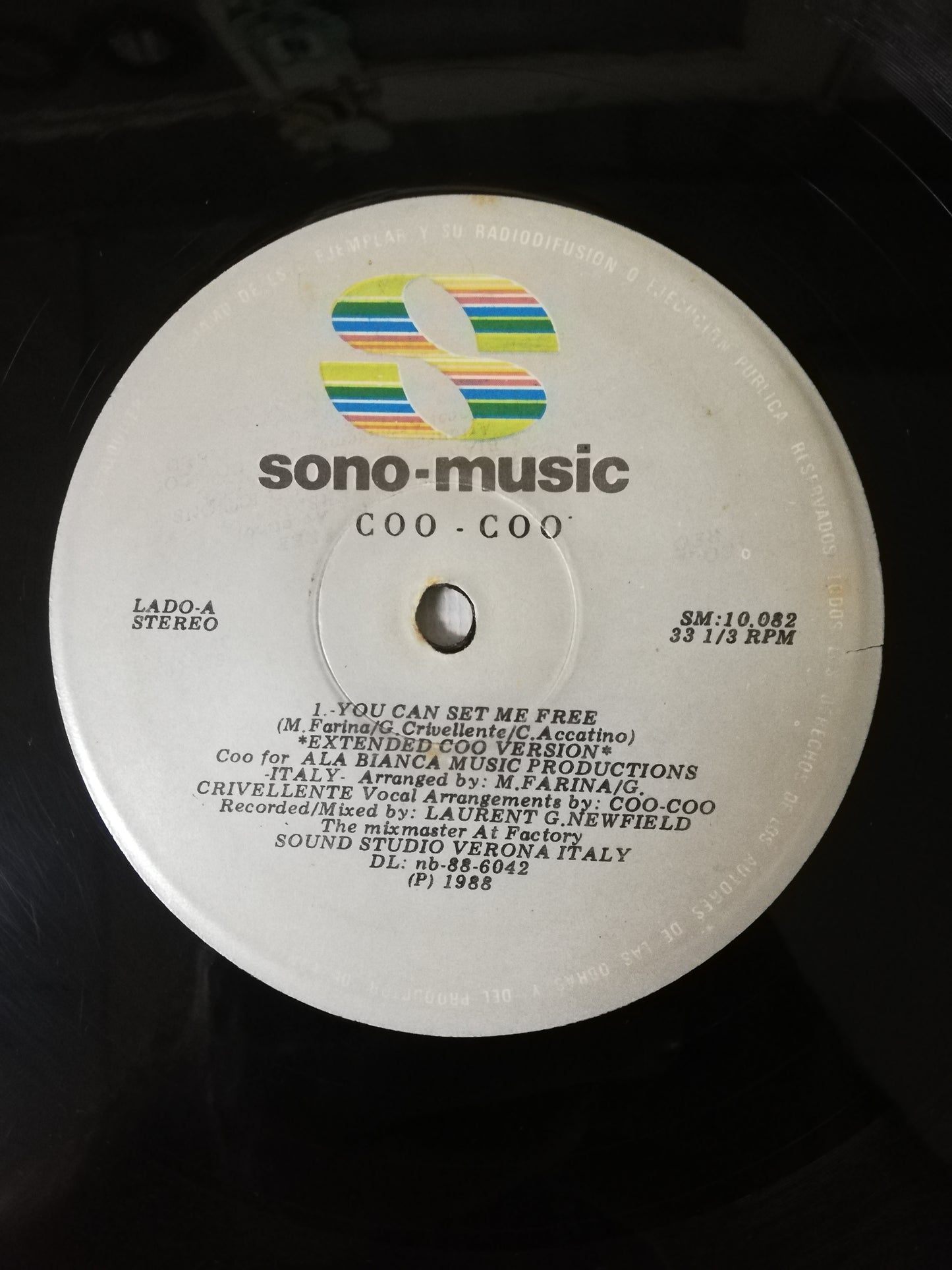 LP COO - COO - YOU CAN SET ME FREE