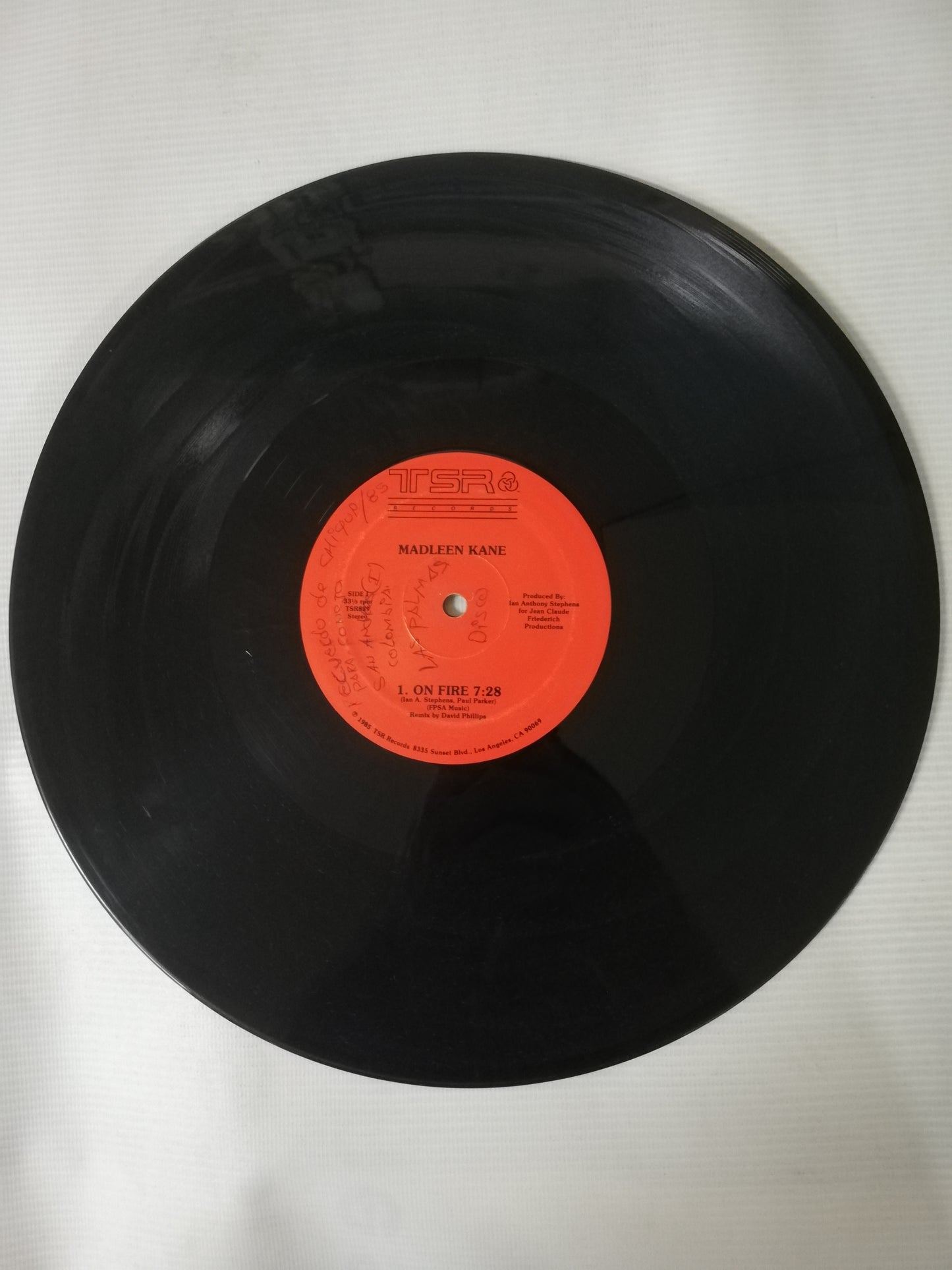 LP MADLEEN KANE - ON FIRE / JUST FOR ONE NIGHT