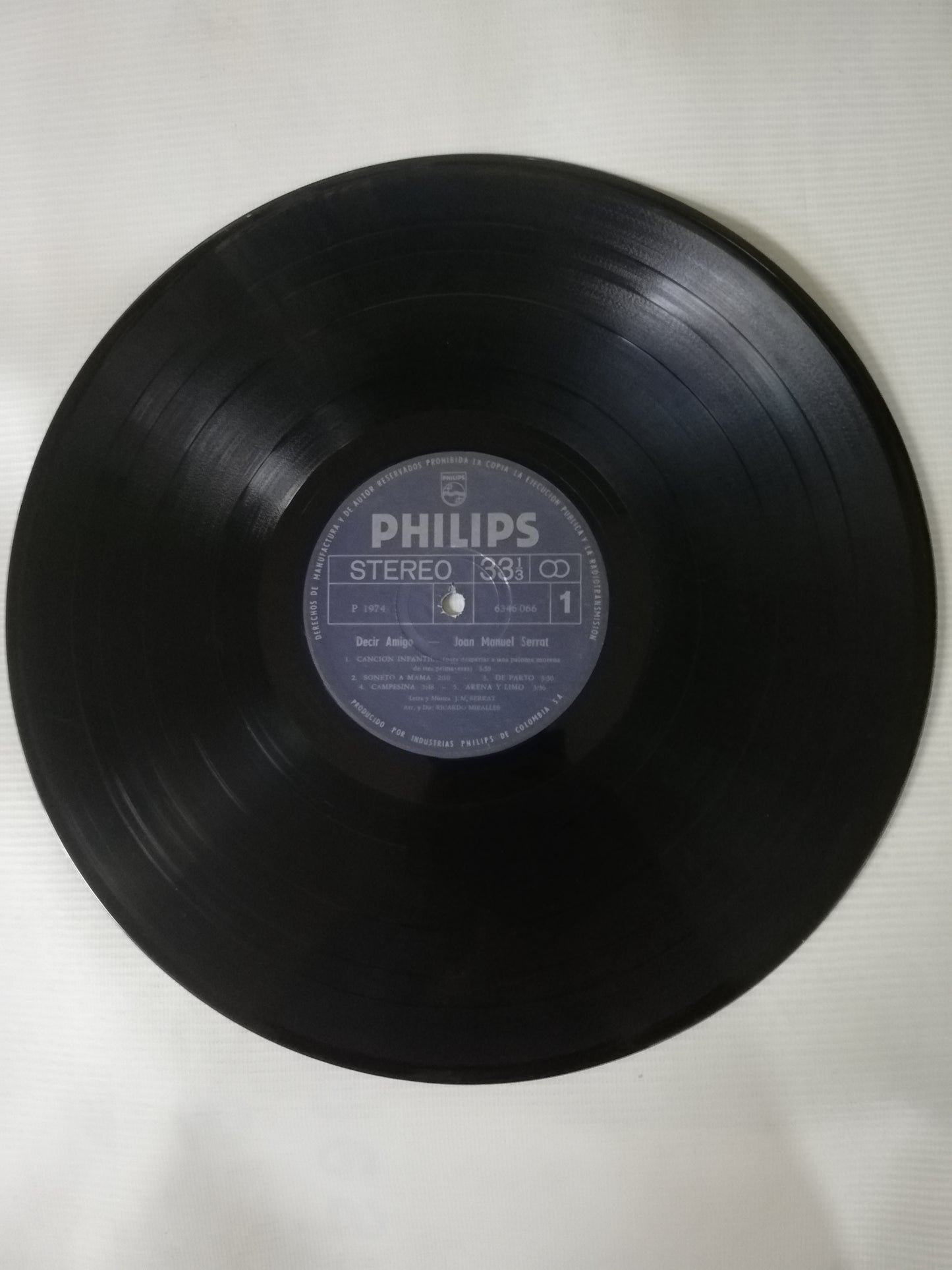 LP JOAN MANUEL SERRAT - DECIR AMIGO