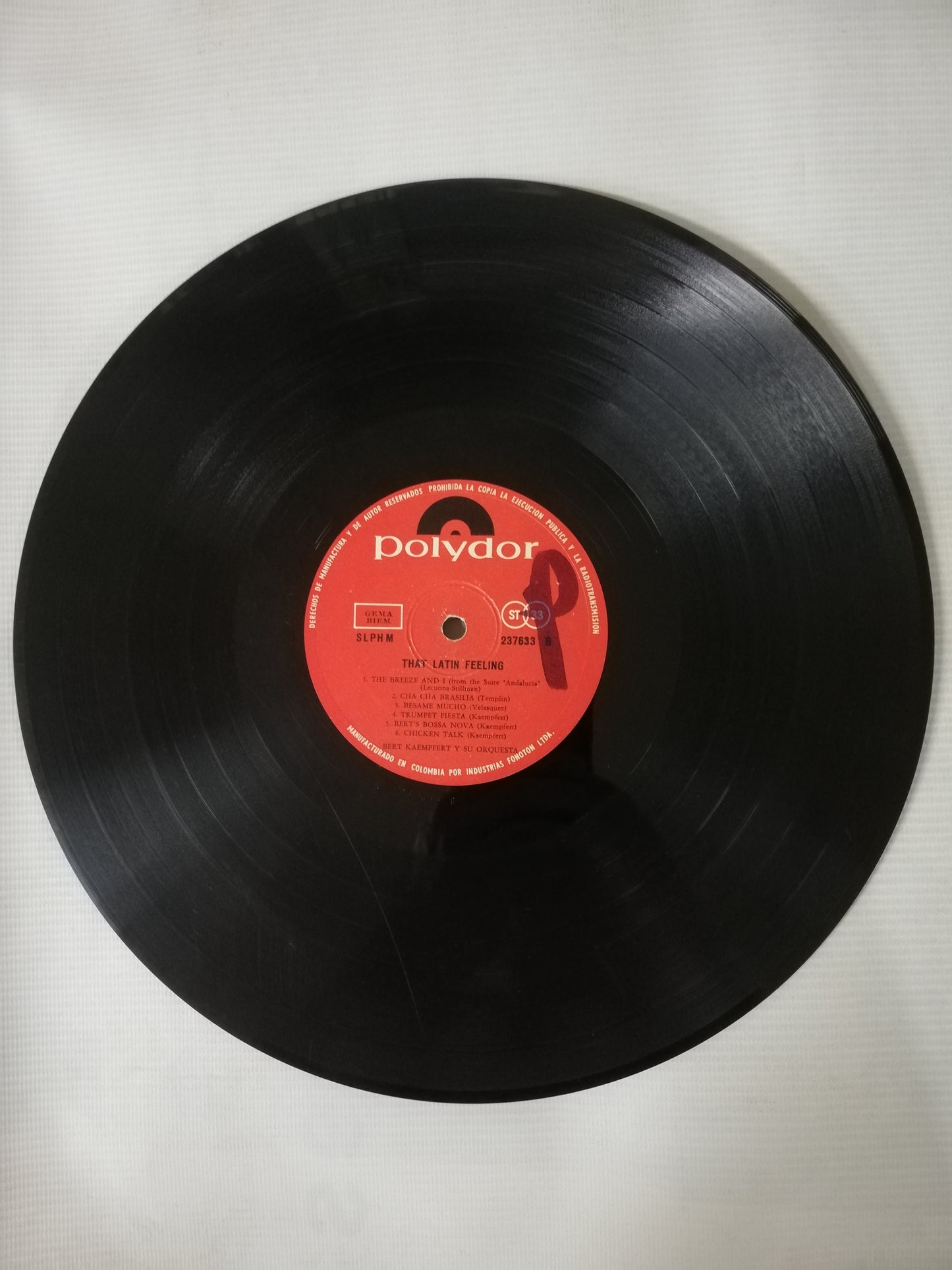 LP BERT KAEMPFERT Y SU ORQUESTA - THAT LATIN FEELING