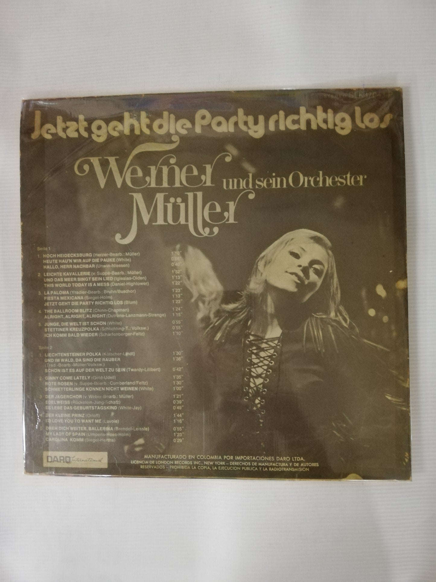 LP WERNER MÜLLER UN SEIN ORCHESTER - JETZT GEHT DIE PARTY RICHTIGLOS