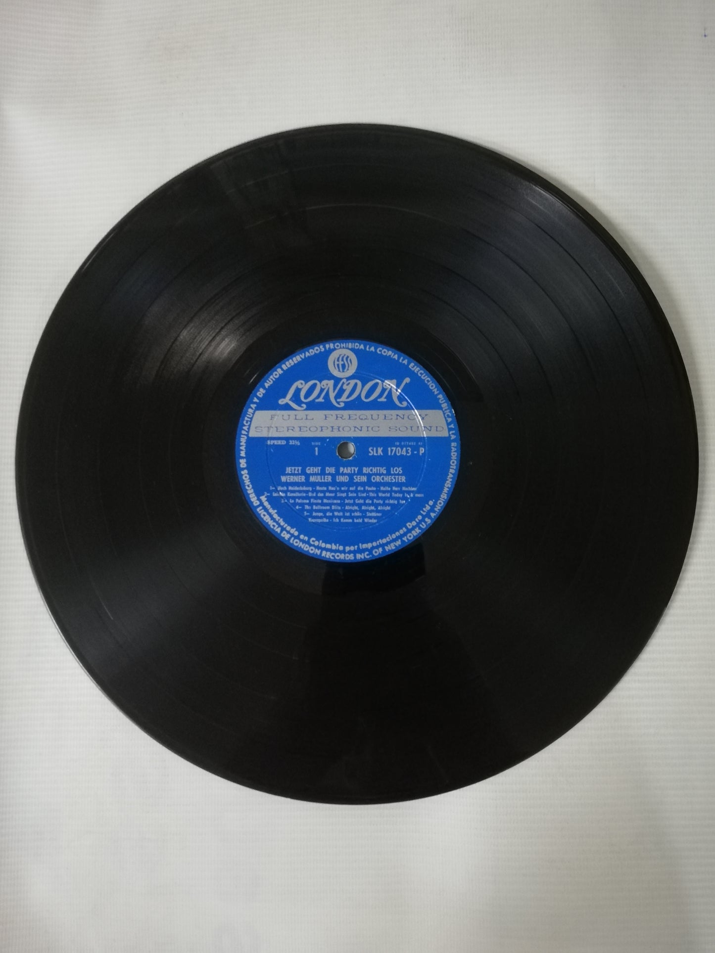 LP WERNER MÜLLER UN SEIN ORCHESTER - JETZT GEHT DIE PARTY RICHTIGLOS