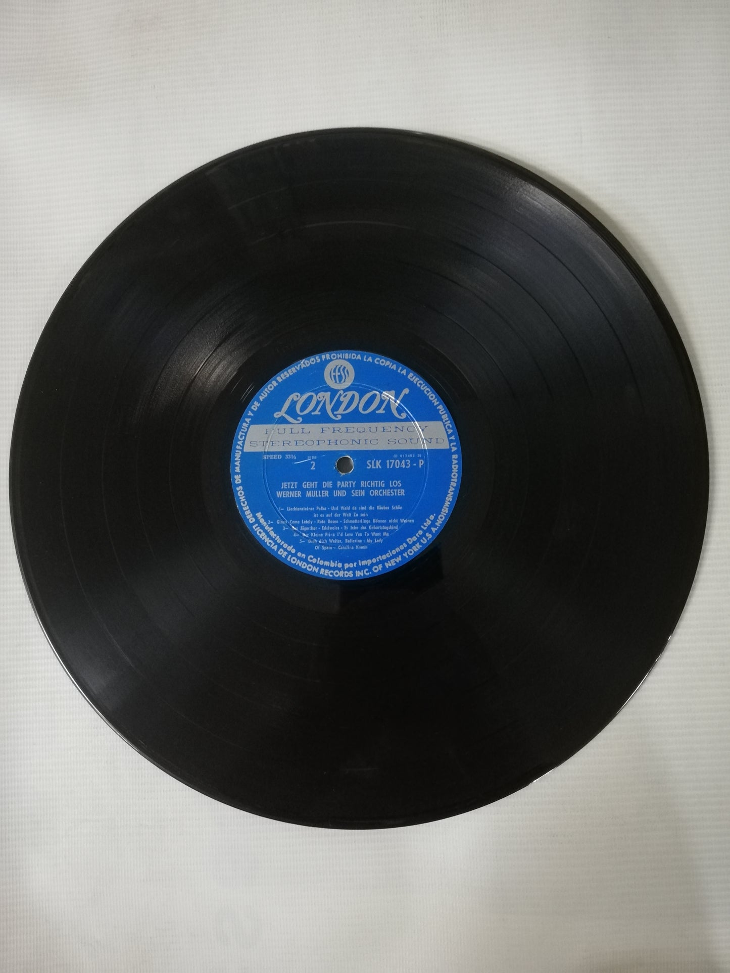 LP WERNER MÜLLER UN SEIN ORCHESTER - JETZT GEHT DIE PARTY RICHTIGLOS