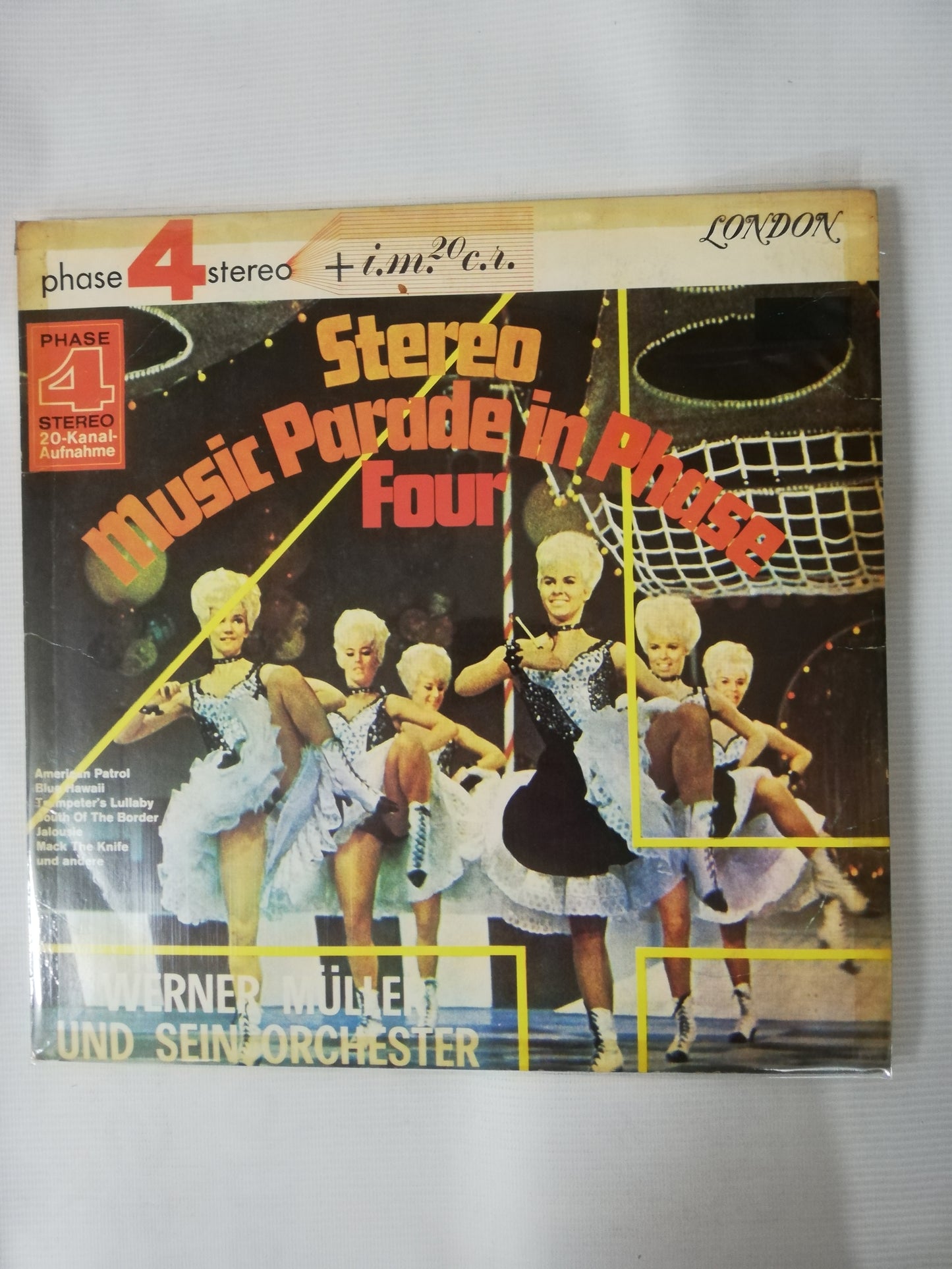 LP WERNER MÜLLER UND SEIN ORCHESTER - STEREO MUSIC PARADE IN PHASE FOUR