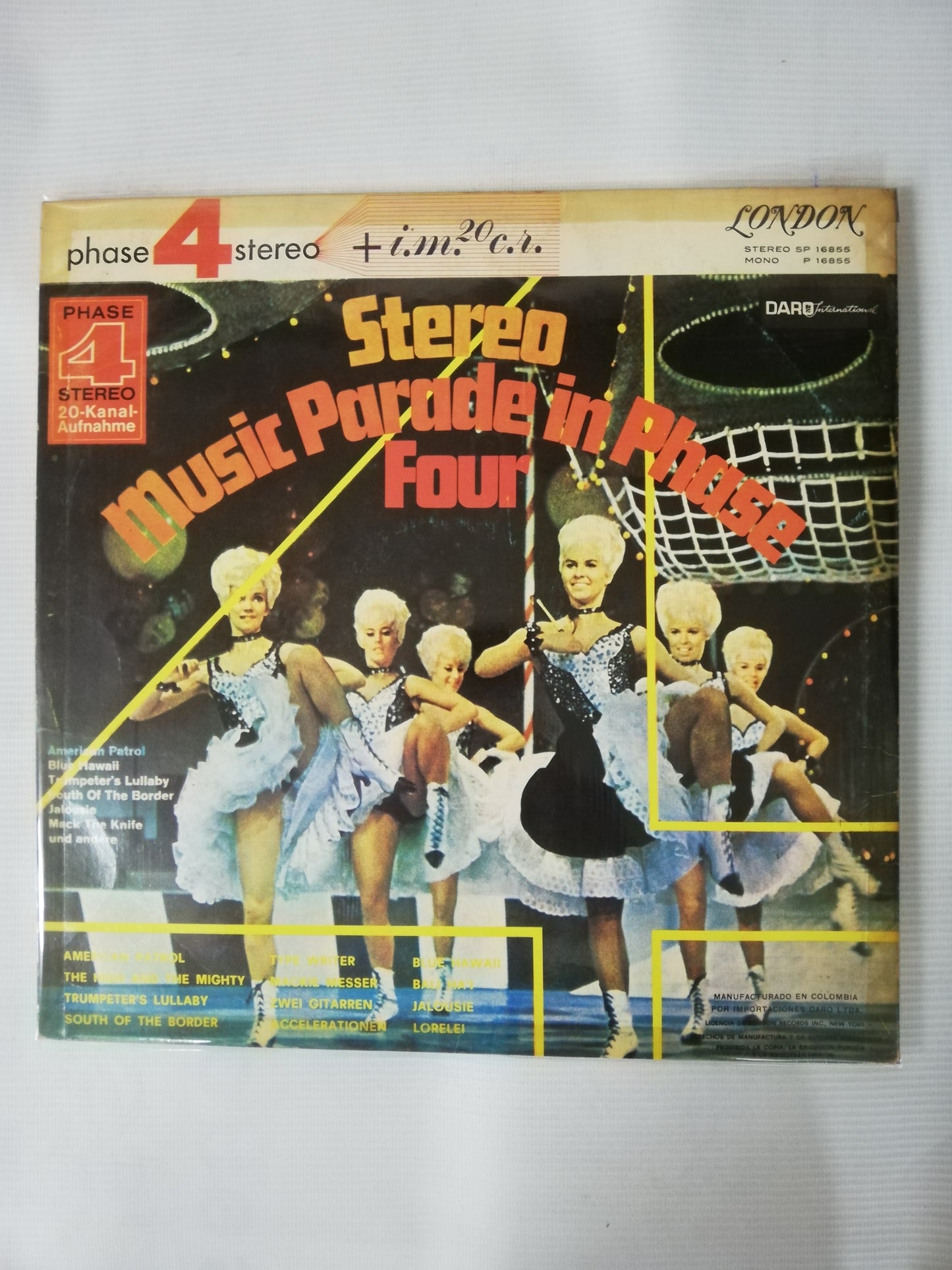 LP WERNER MÜLLER UND SEIN ORCHESTER - STEREO MUSIC PARADE IN PHASE FOUR