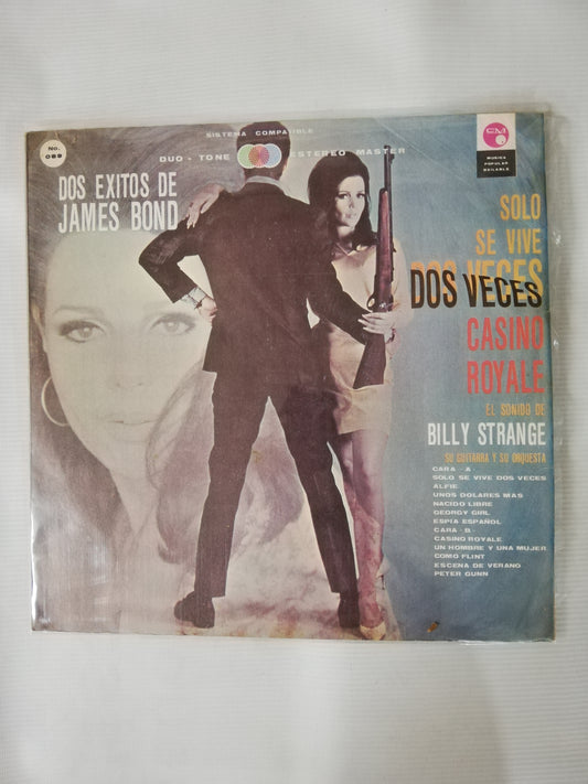 LP BILLY STRANGE SU GUITARRA Y SU ORQUESTA - DOS EXITOS DE JAMES BOND