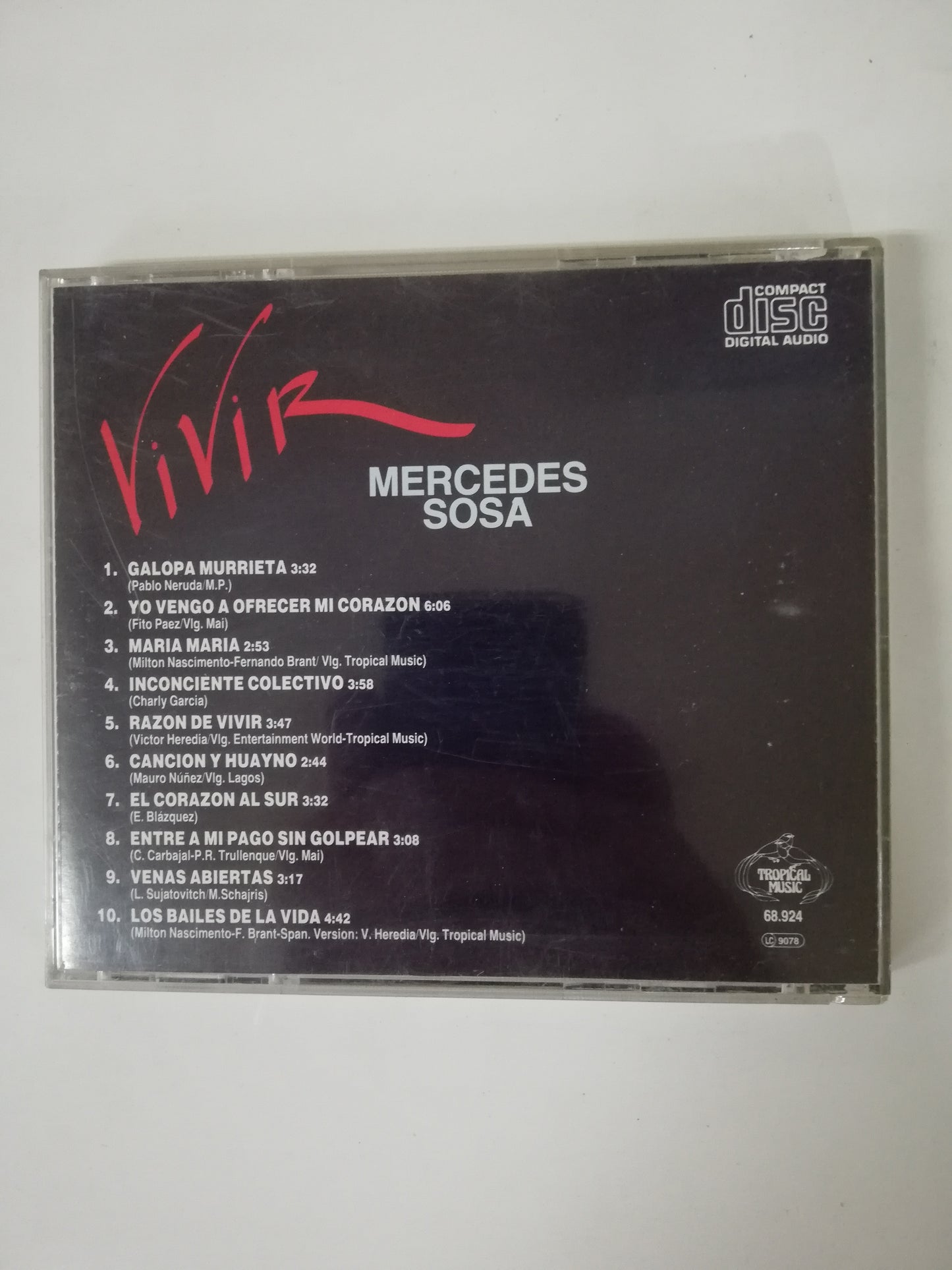 CD MERCEDES SOSA - VIVIR