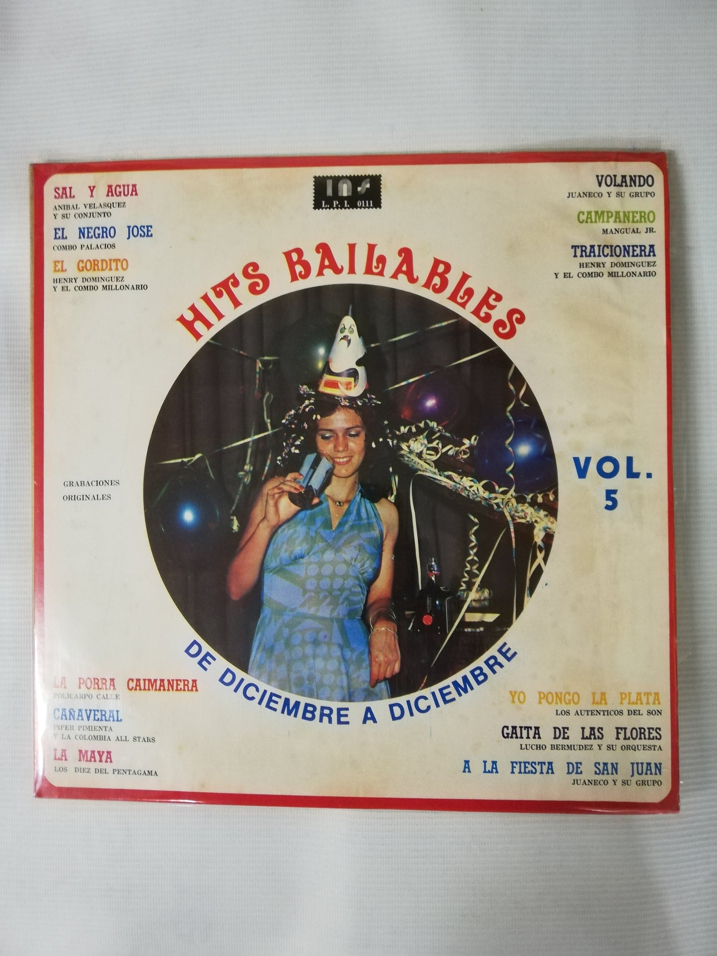 LP HITS BAILABLES DE DICIEMBRE A DICIEMBRE VOL. 5 - VARIOS INTÉRPRETES