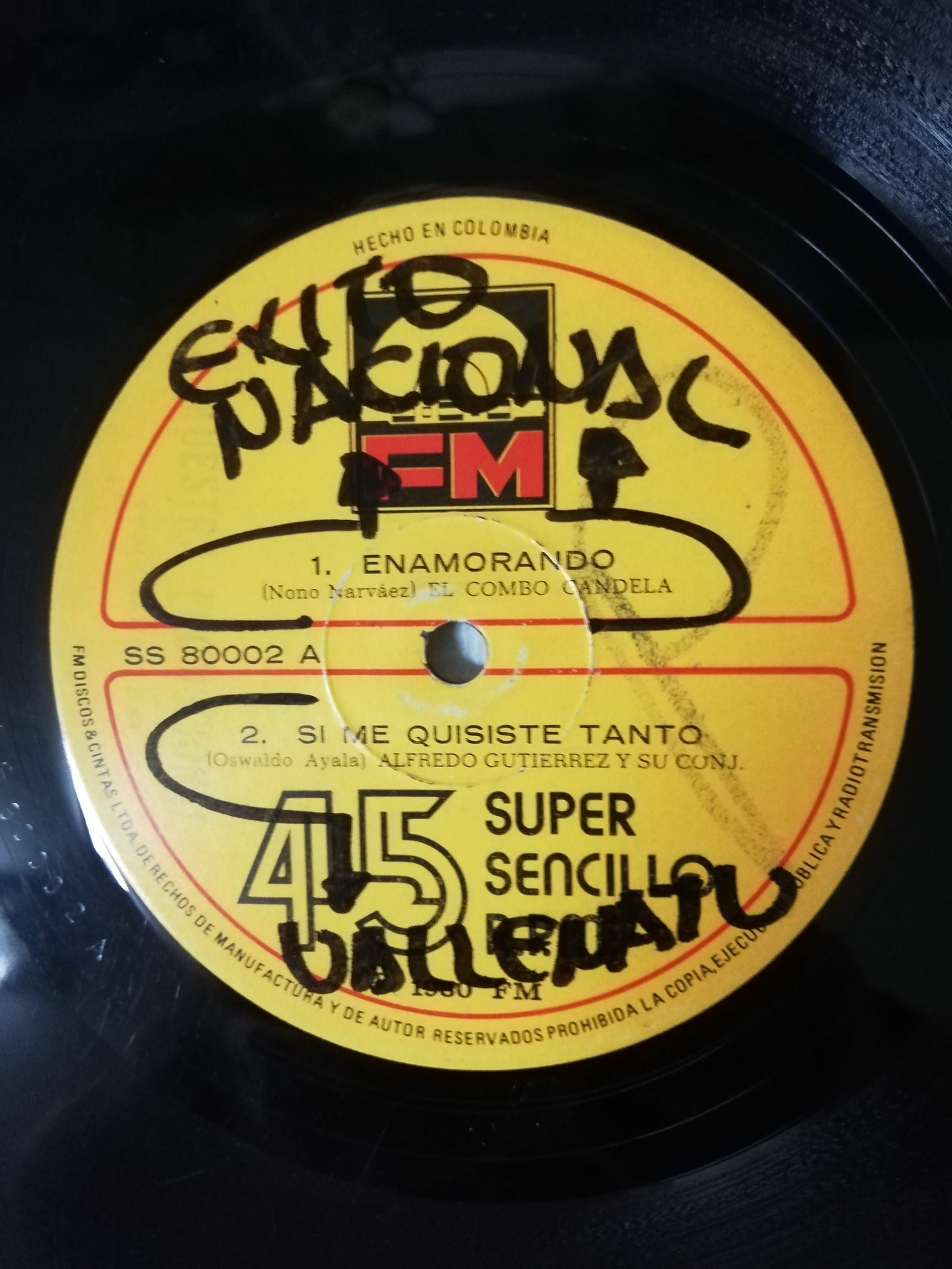 LP COMBO CANDELA - ENAMORANDO - ALFREDO GUTIERREZ Y SU CONJUNTO - SI ME QUISISTE TANTO / ORLANDO CONTRERAS - YO SOY UN BARCO - PACHO RIVERA - AMOR CALLADO