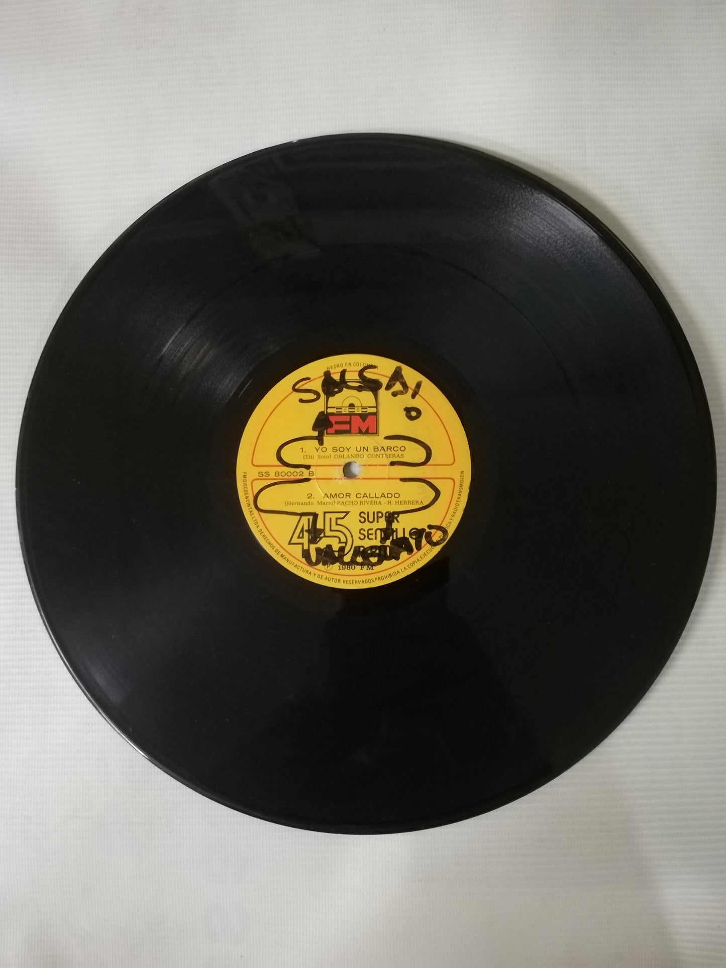 LP COMBO CANDELA - ENAMORANDO - ALFREDO GUTIERREZ Y SU CONJUNTO - SI ME QUISISTE TANTO / ORLANDO CONTRERAS - YO SOY UN BARCO - PACHO RIVERA - AMOR CALLADO