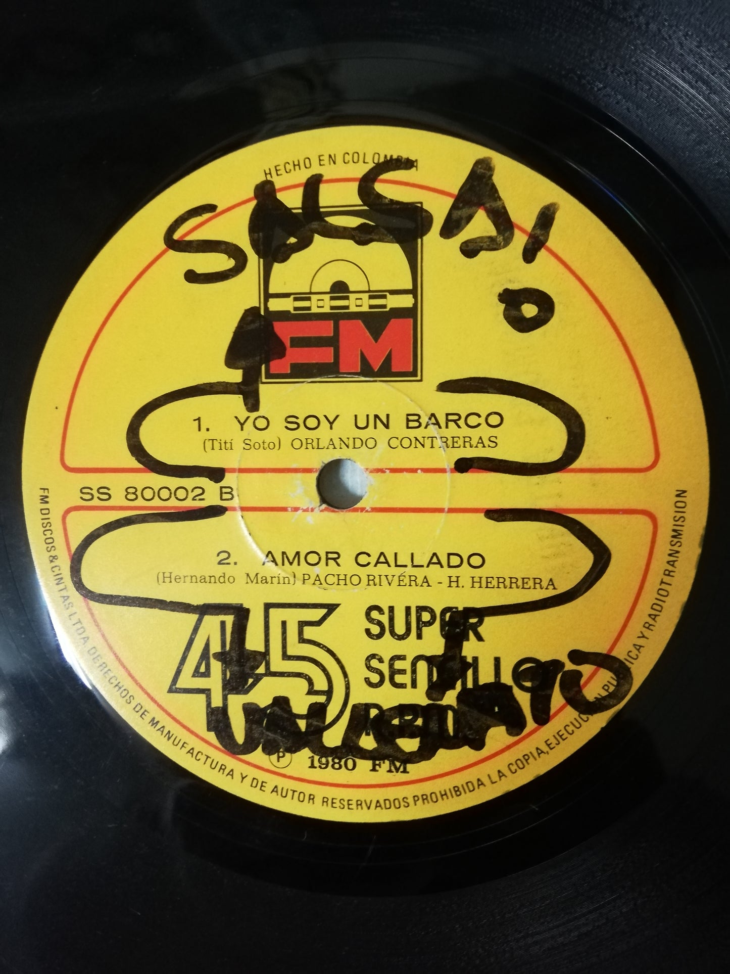 LP COMBO CANDELA - ENAMORANDO - ALFREDO GUTIERREZ Y SU CONJUNTO - SI ME QUISISTE TANTO / ORLANDO CONTRERAS - YO SOY UN BARCO - PACHO RIVERA - AMOR CALLADO