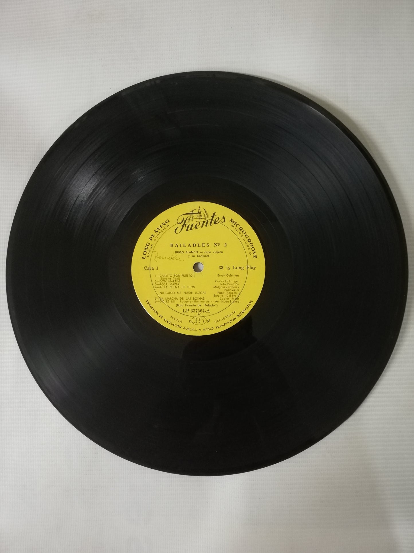 LP HUGO BLANCO Y SU ARPA VIAJERA - BAILABLES No. 2