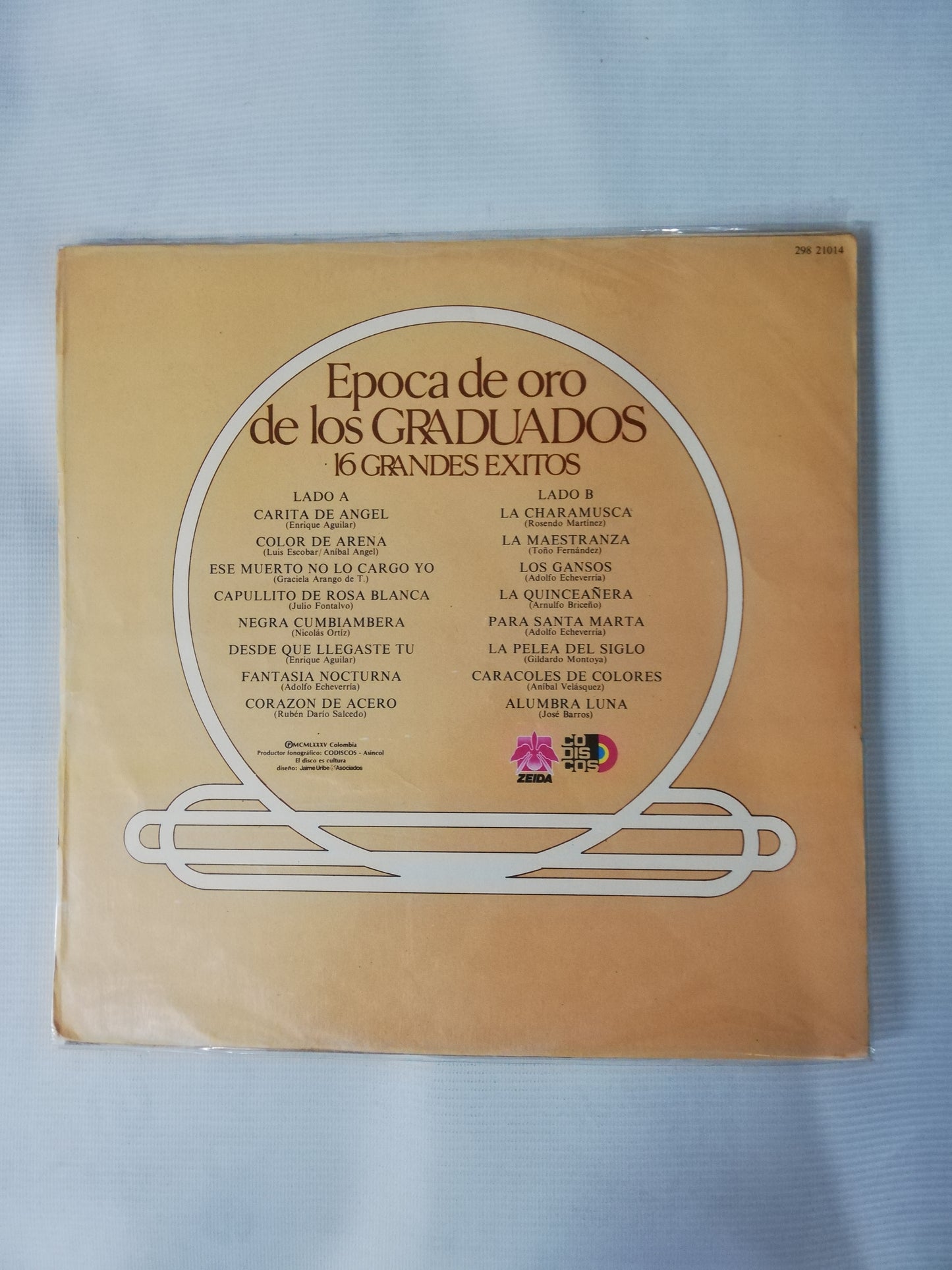 LP LOS GRADUADOS - EPOCA DE ORO - 16 GRANDES EXITOS