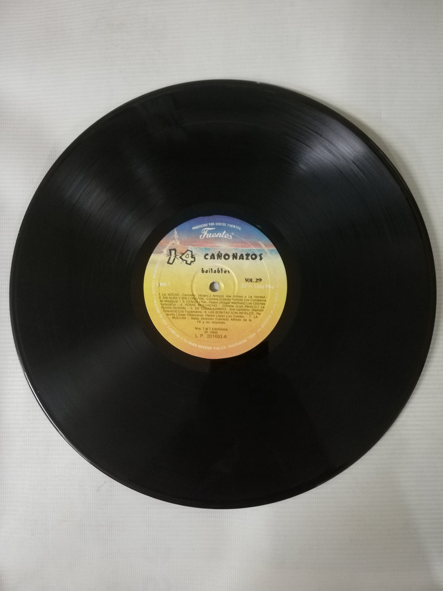 LP 14 CAÑONAZOS BAILABLES - 14 CAÑONAZOS BAILABLES VOL. 29