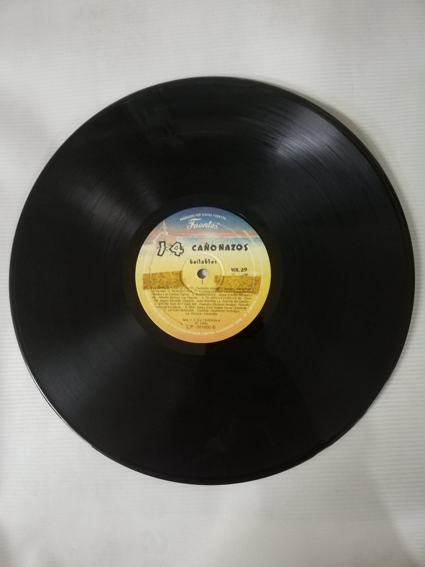 LP 14 CAÑONAZOS BAILABLES - 14 CAÑONAZOS BAILABLES VOL. 29