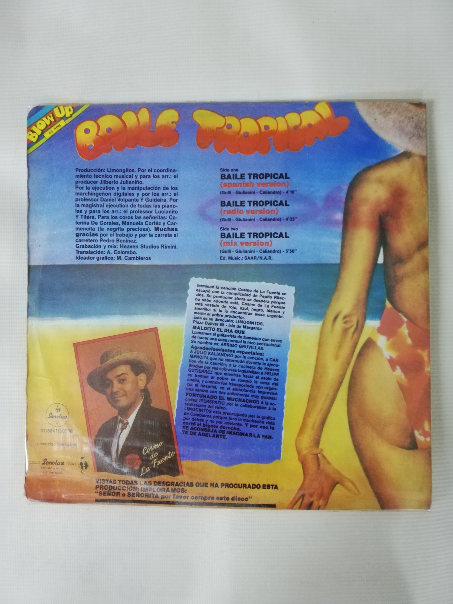 LP COSMO DE LA FUENTE - BAILE TROPICAL