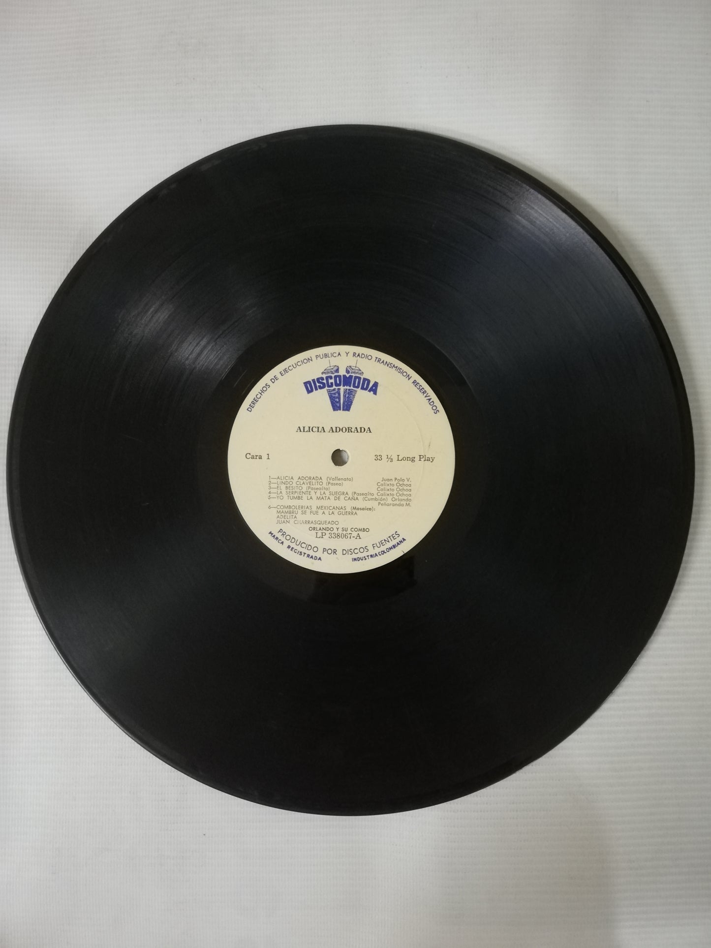 LP ORLANDO Y SU COMBO - ALICIA...ADORADA