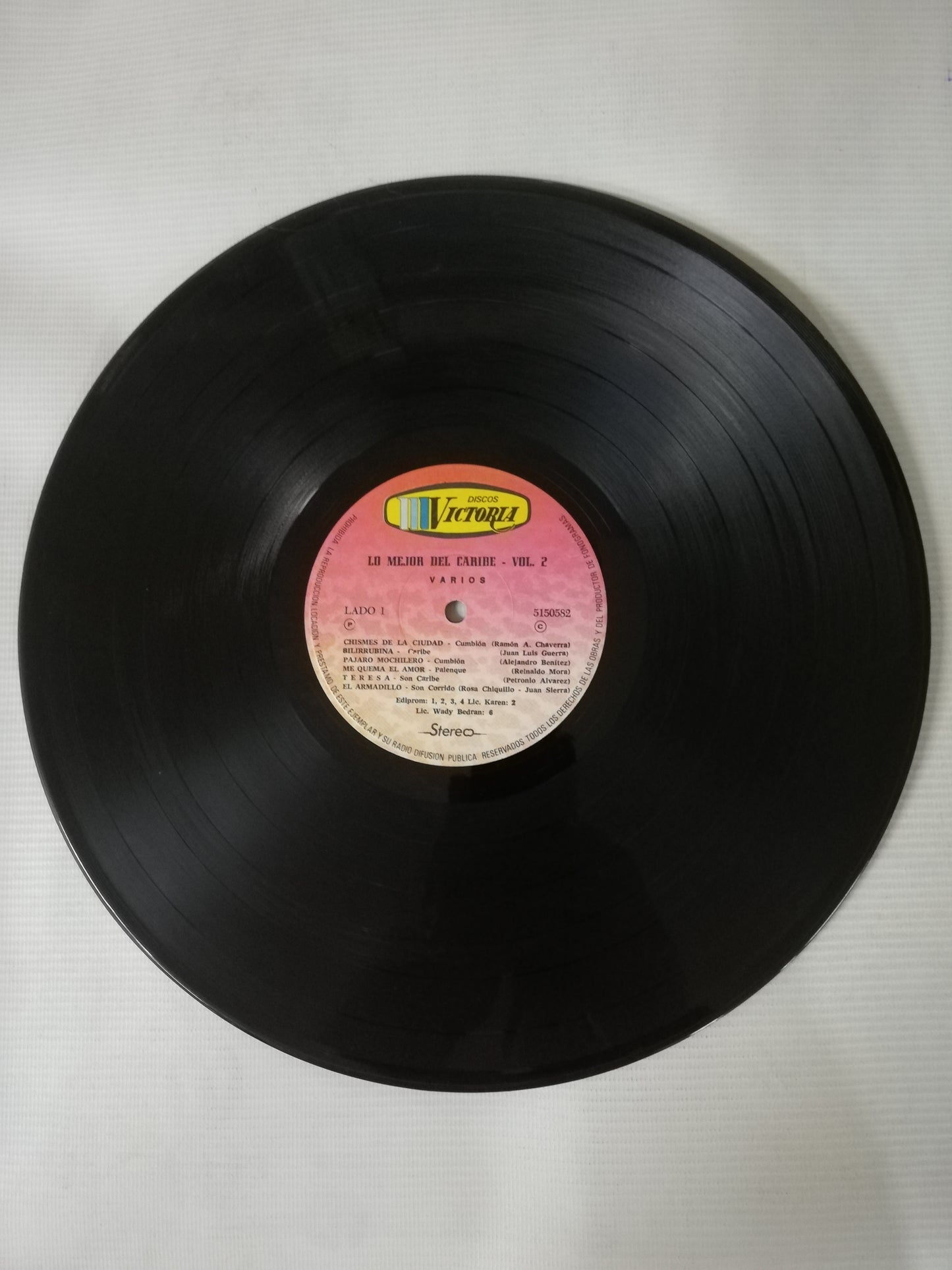 LP LO MEJOR DEL CARIBE - LO MEJOR DEL CARIBE VOL. 2