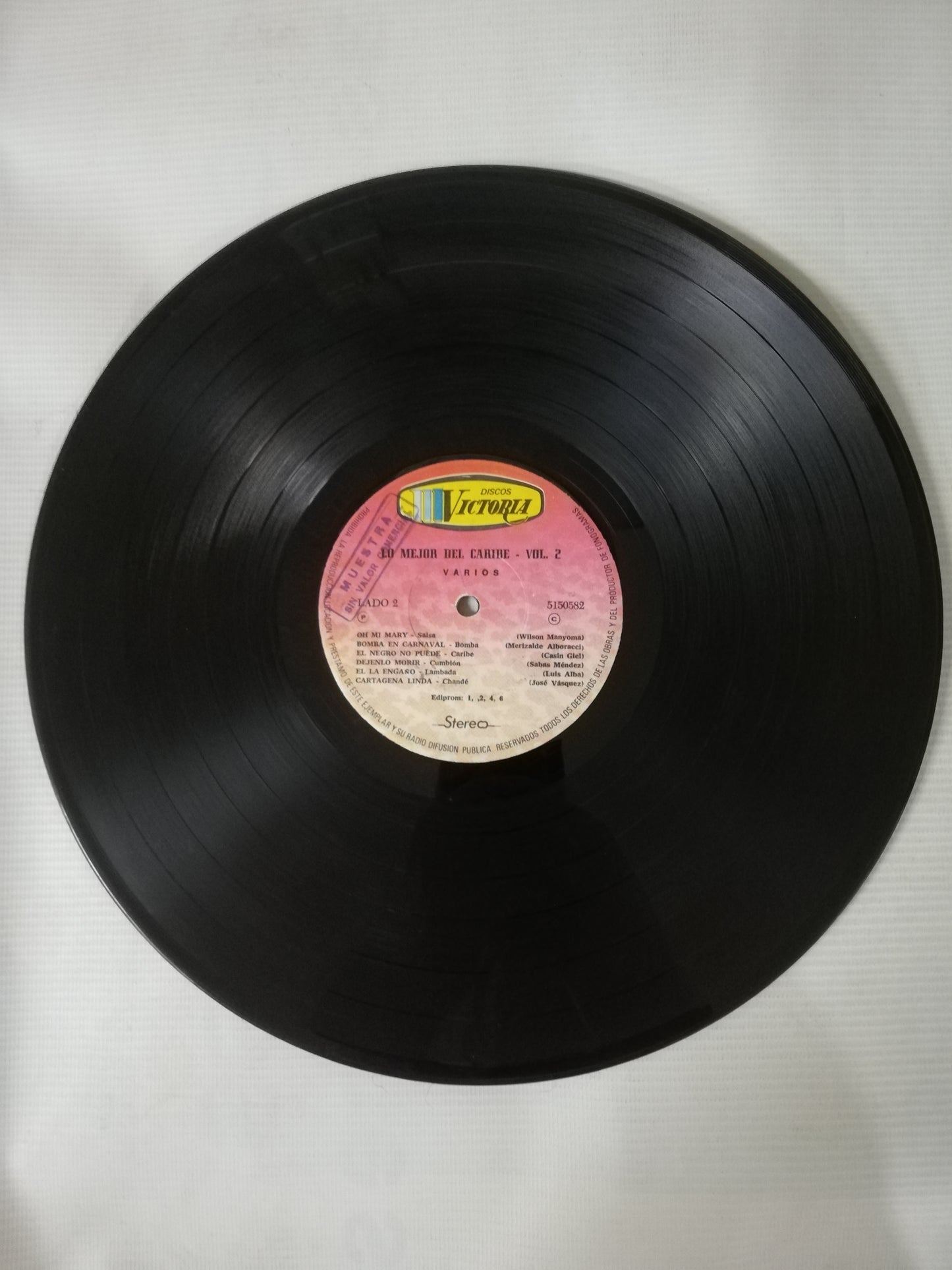 LP LO MEJOR DEL CARIBE - LO MEJOR DEL CARIBE VOL. 2